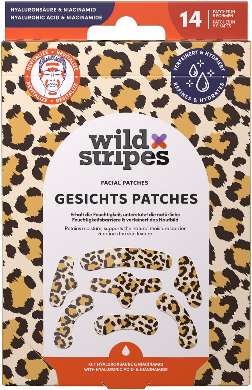 Wild Stripes Facial Patches Animal Leo