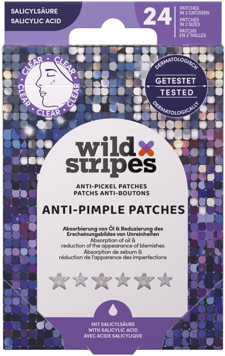 Wild Stripes Anti-Pimple Patches Shining Stars