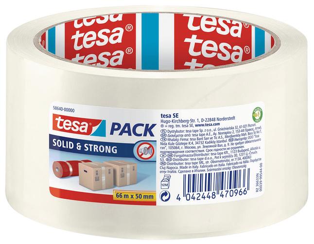 tesapack®  SOLID&STRONG transparent