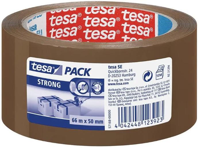 tesa® Packband STRONG braun