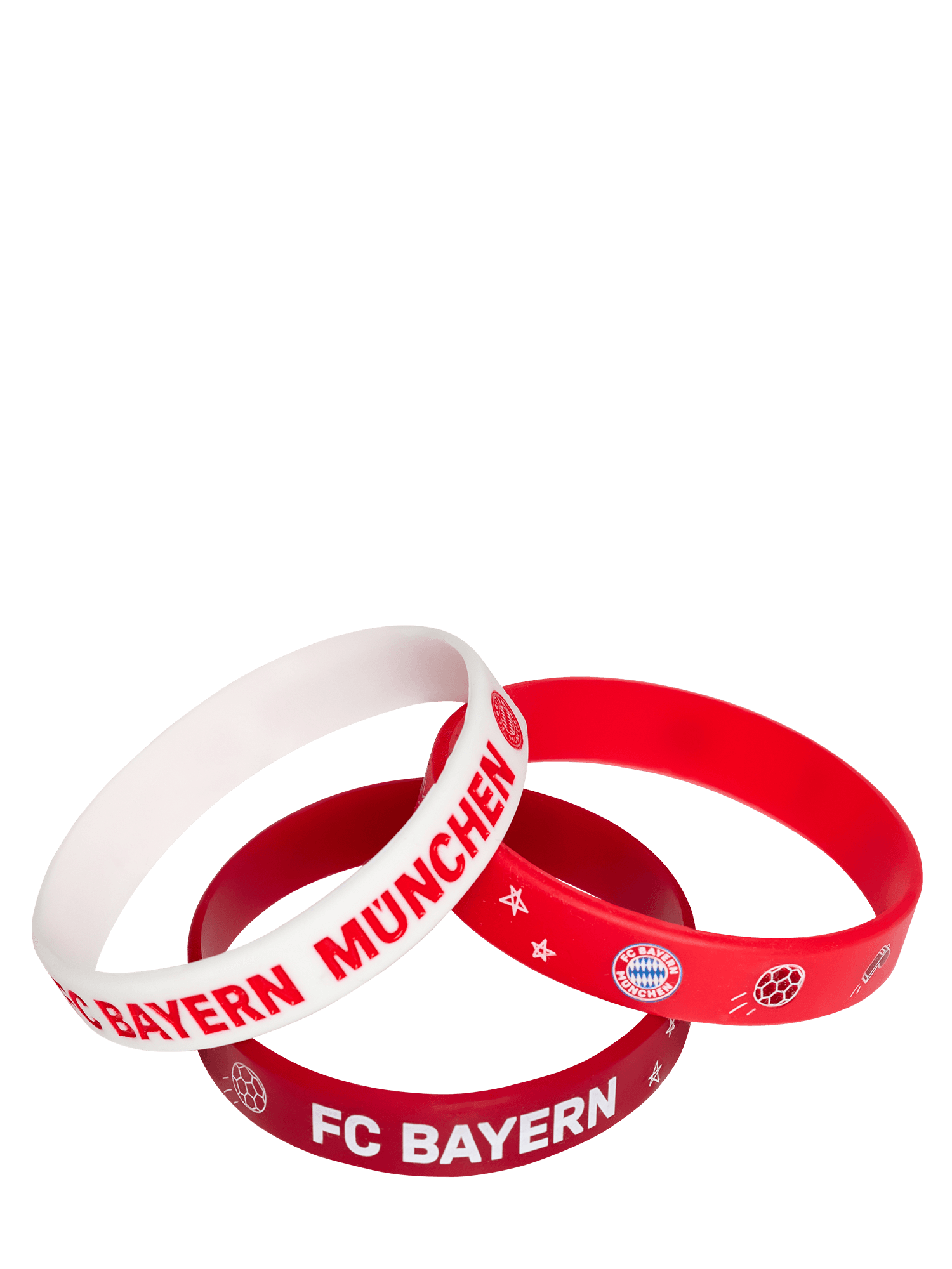 FC BAYERN MÜNCHEN Kinderarmband 3er Set