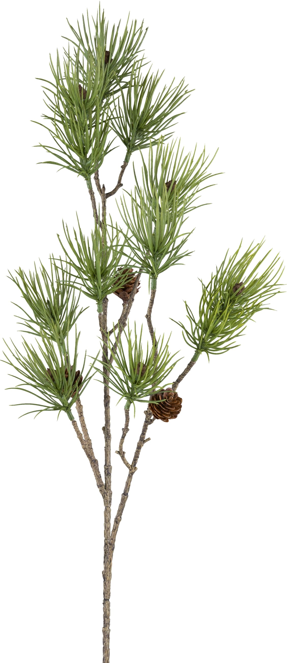 CREATIVE GREEN Kunstblume Kiefernzweig mit Zapfen