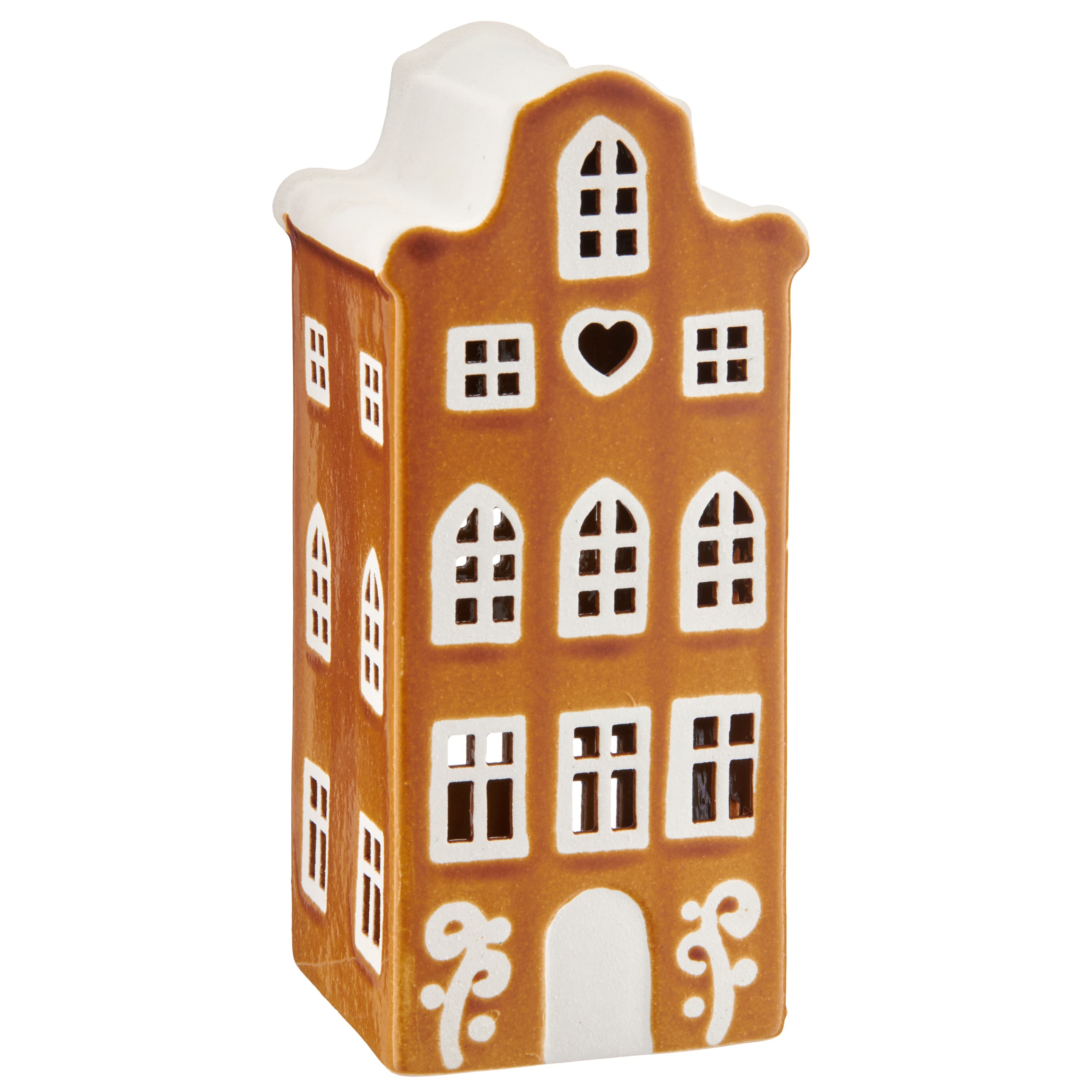 CREATIVE HOME LED Keramikhaus Zimt