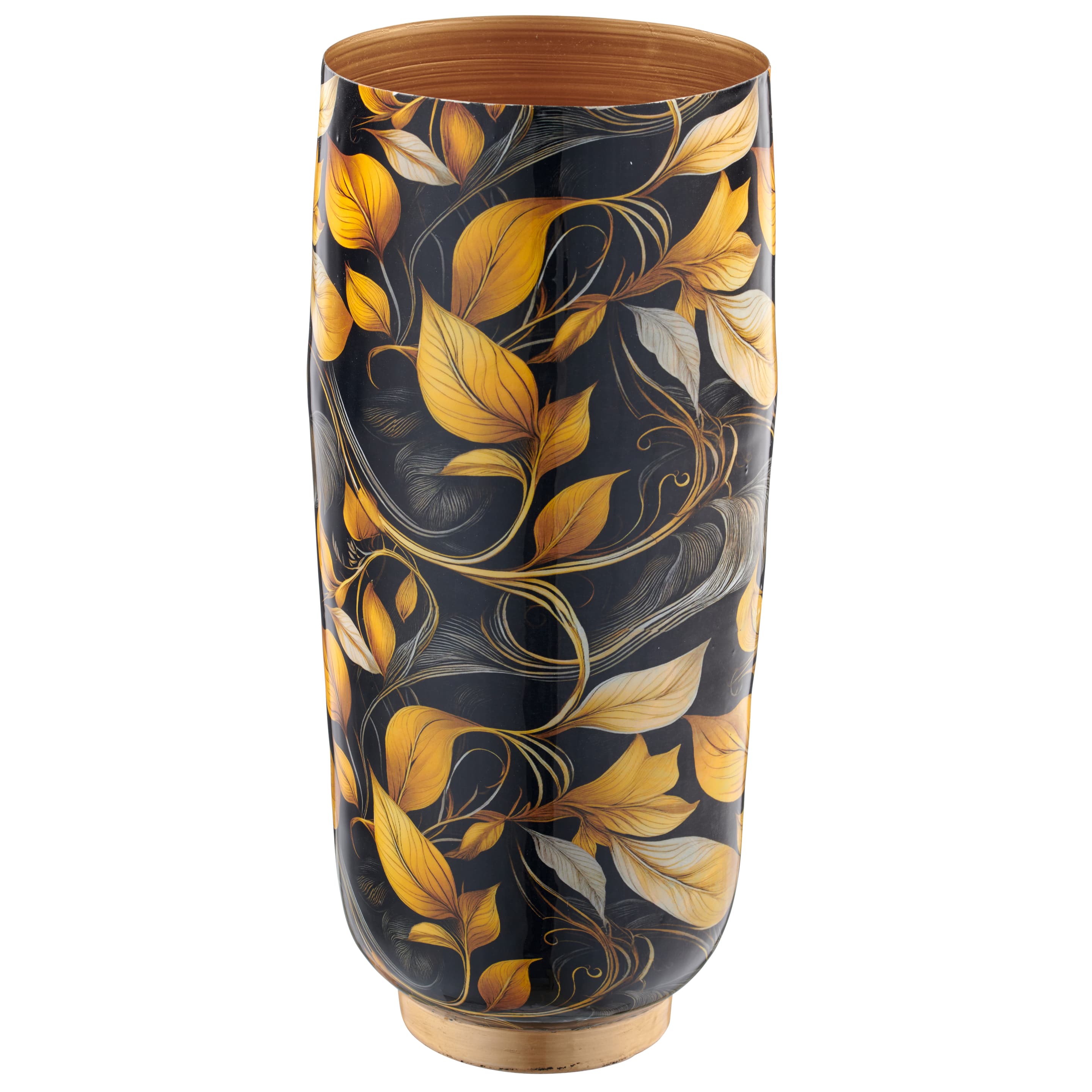 LEPURO Metallvase Print H=38cm