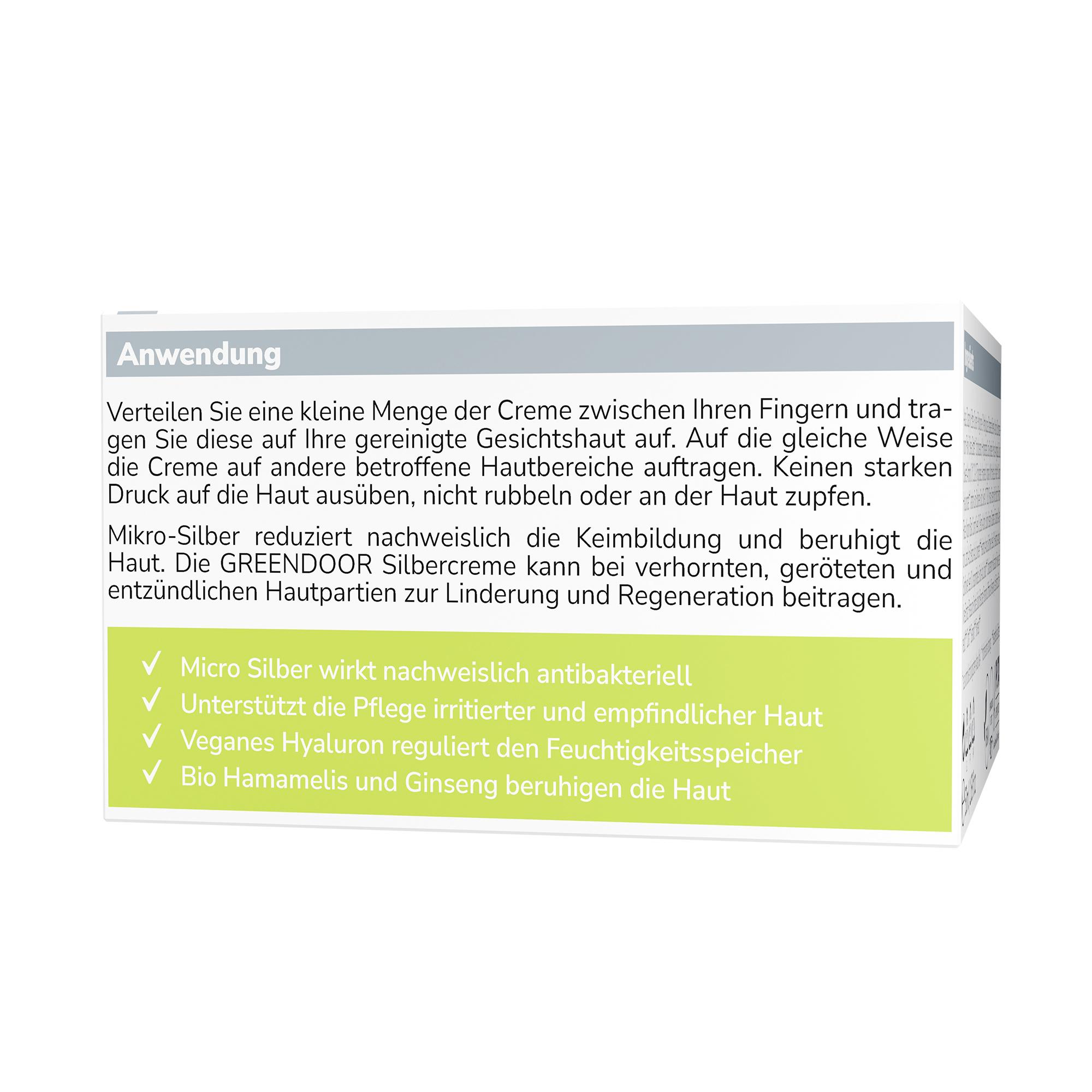 Produktbild GREENDOOR Silbercreme mit Microsilber 6 von 7