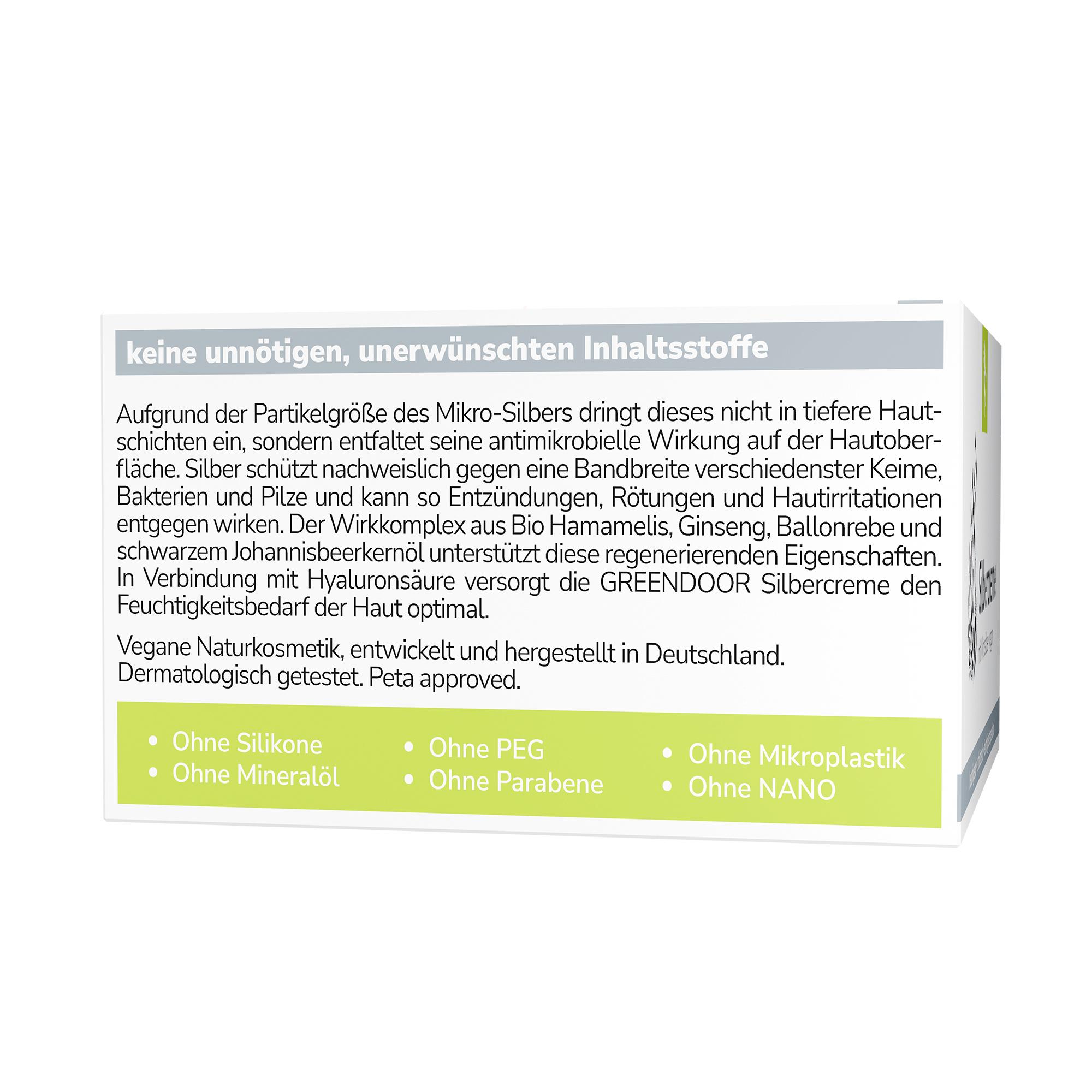 Produktbild GREENDOOR Silbercreme mit Microsilber 3 von 7