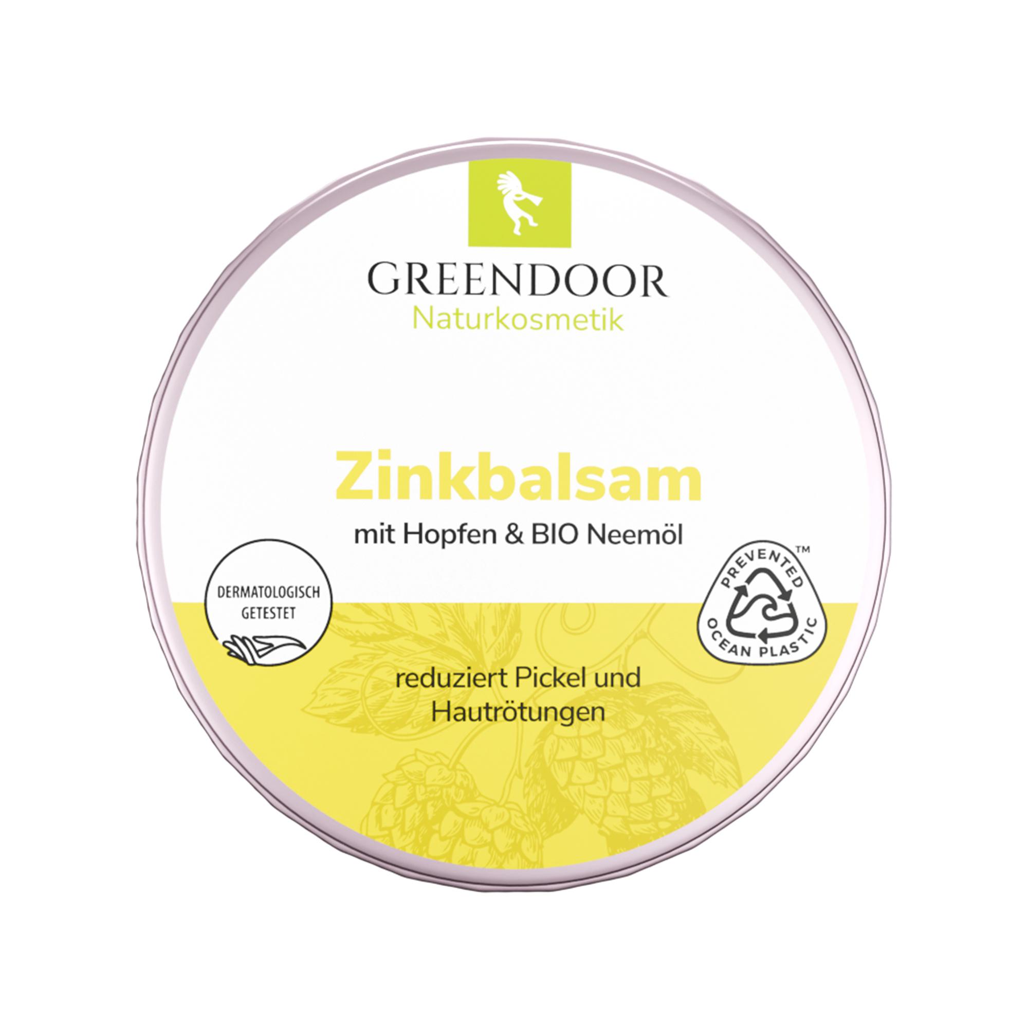 Produktbild GREENDOOR Zinkbalsam mit Hopfen&Bio Neemöl 3 von 3