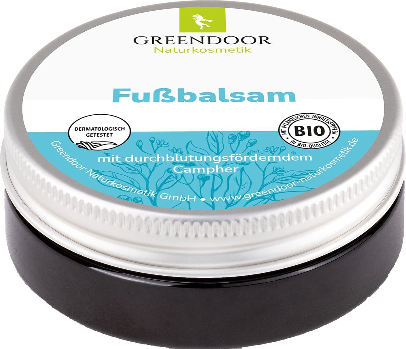 GREENDOOR Fussbalsam mit Bio Kakaobutter & Kampfer