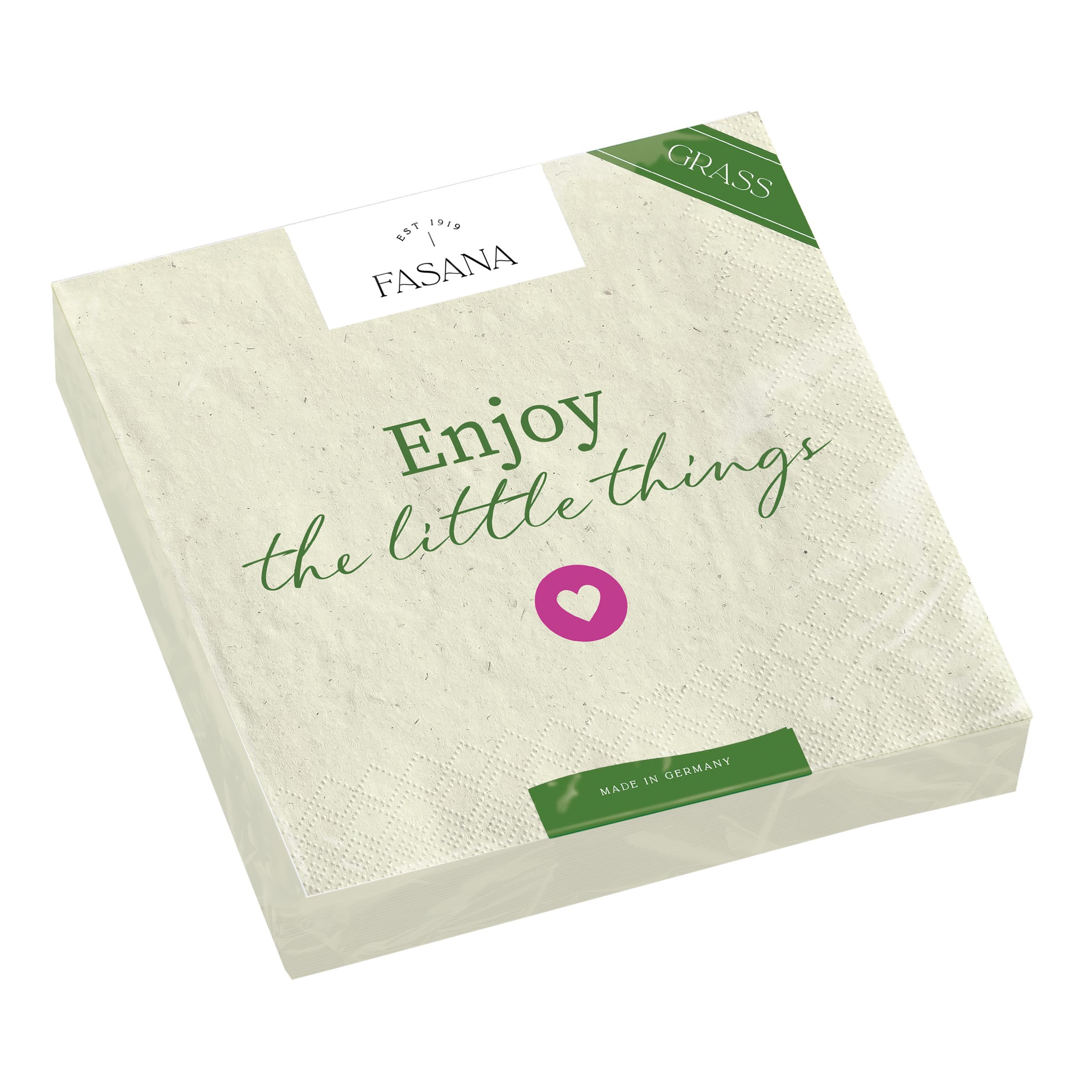 FASANA Servietten Enjoy the little things 33x33cm