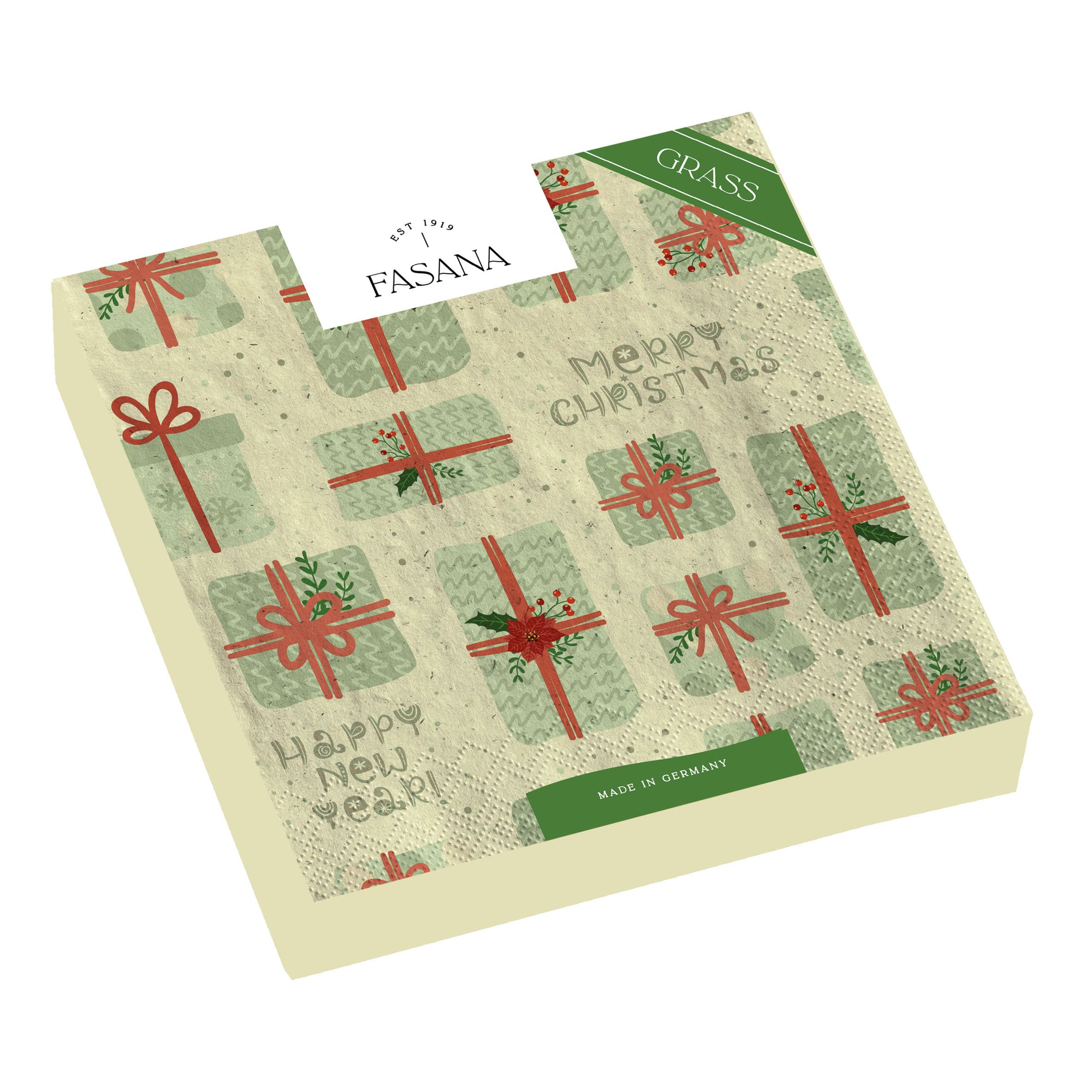 FASANA Servietten Geschenke 33x33cm