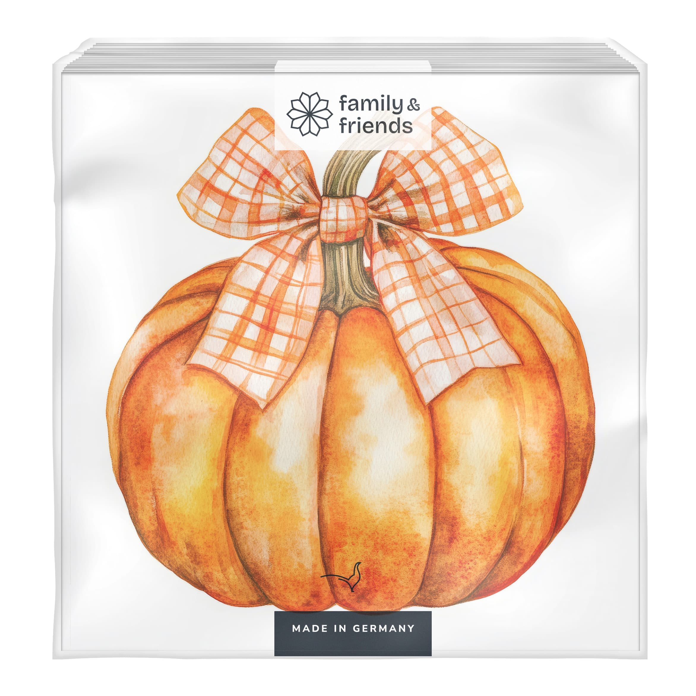 FASANA Servietten Pumpkin Love 33x33cm