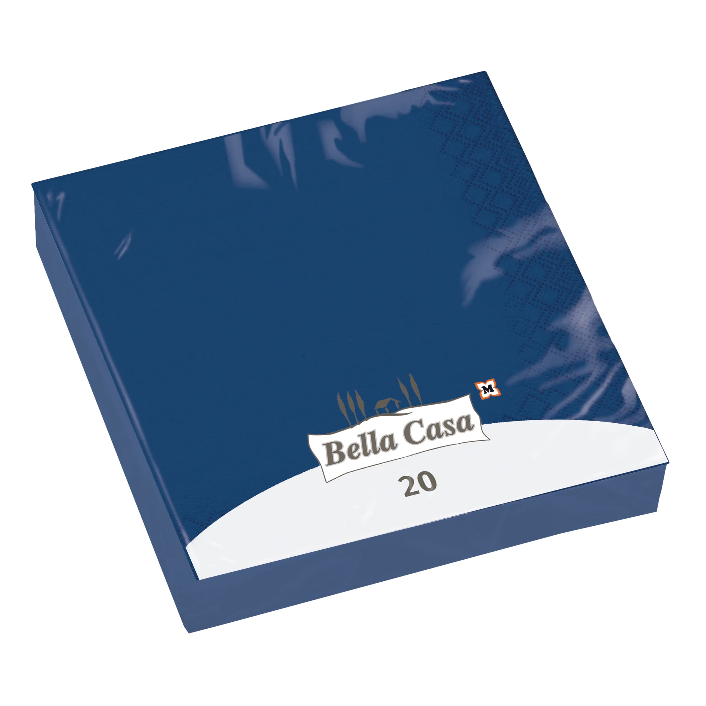 Bella Casa Servietten Blau 33x33cm