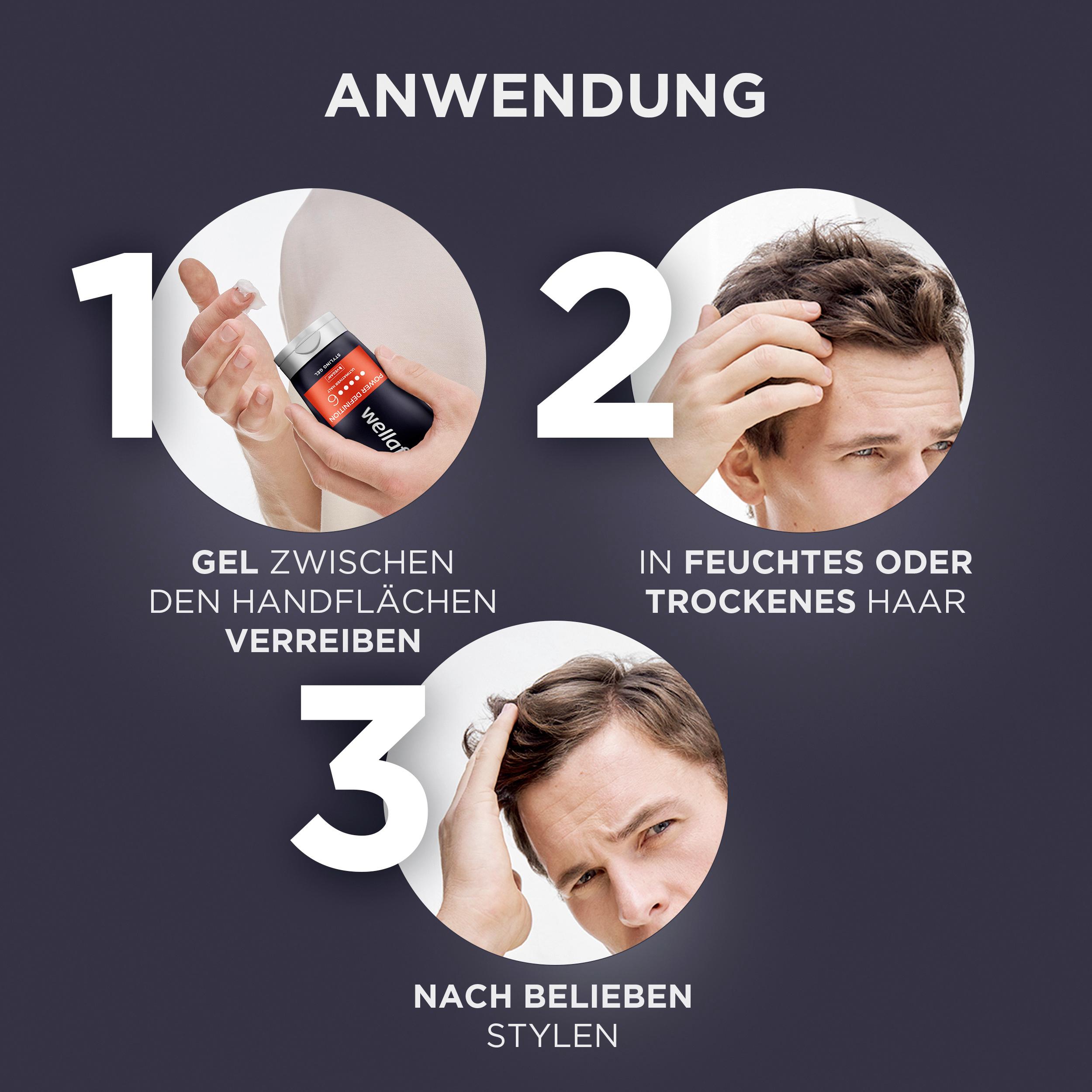 Produktbild WELLAFLEX Men Styling Gel Power Definition 7 von 13