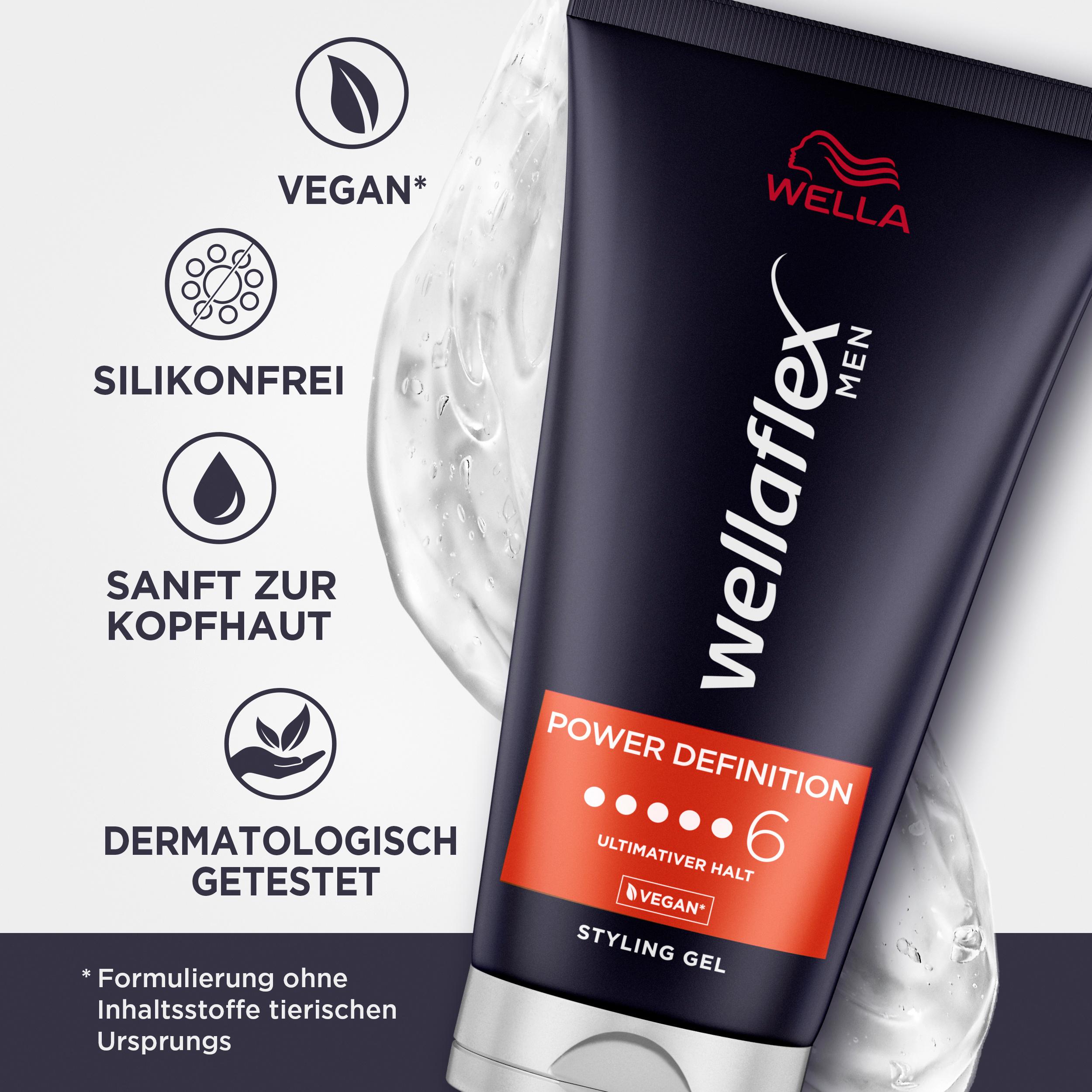 Produktbild WELLAFLEX Men Styling Gel Power Definition 5 von 13