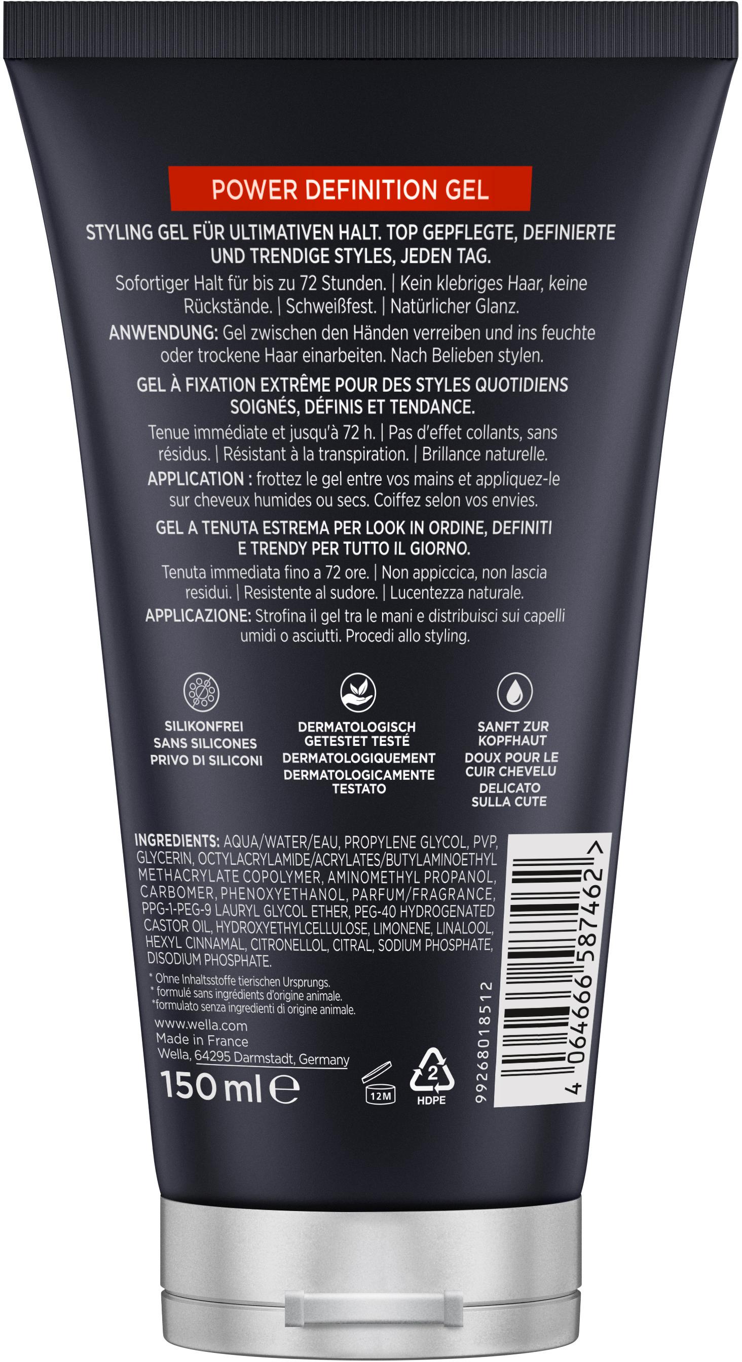 Produktbild WELLAFLEX Men Styling Gel Power Definition 2 von 13