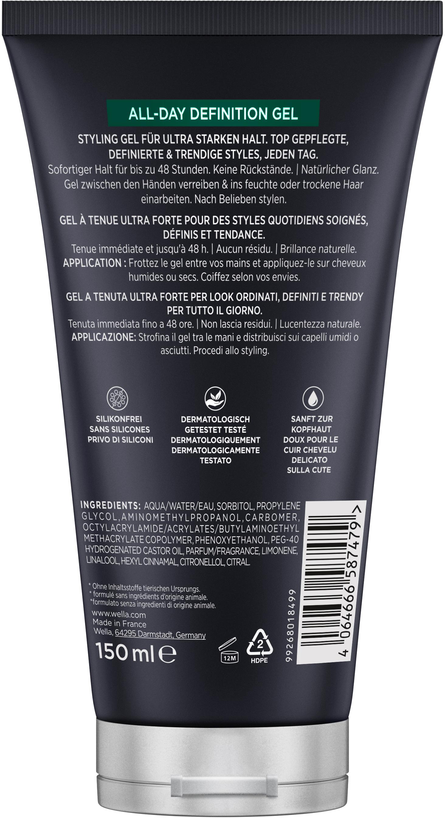 Produktbild WELLAFLEX Men Styling Gel Ultra Stark 2 von 10