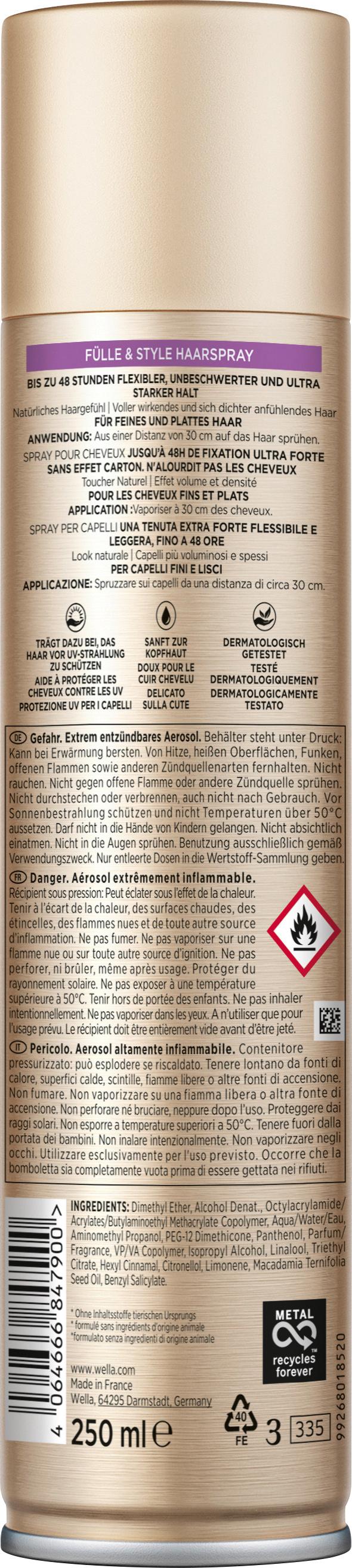 Produktbild Wellaflex Fülle&Style Haarspray 2 von 8
