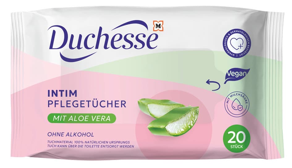 Duchesse Intimpflege Tücher Aloe Vera