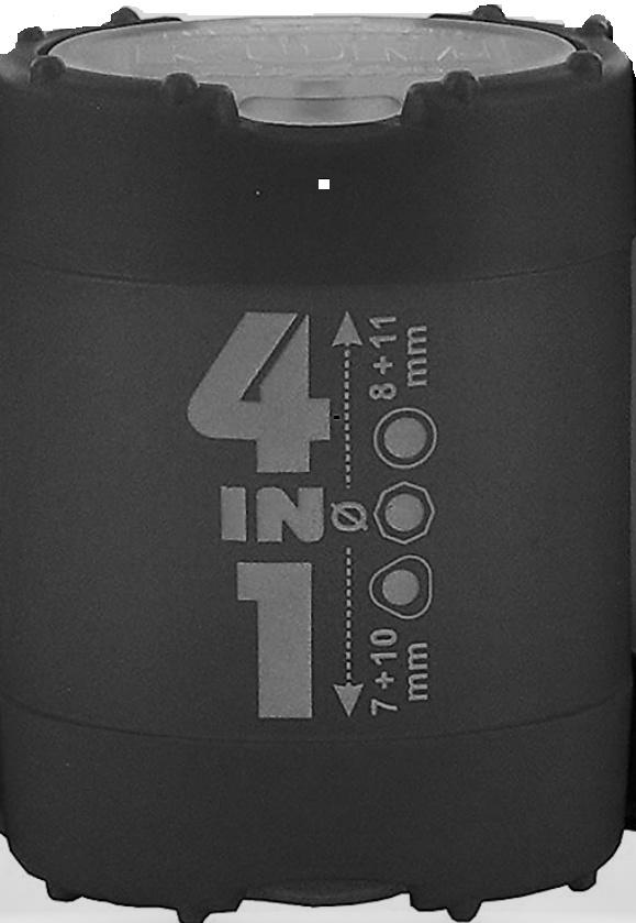 KUM®  4in1 Spitzer mit Dose schwarz