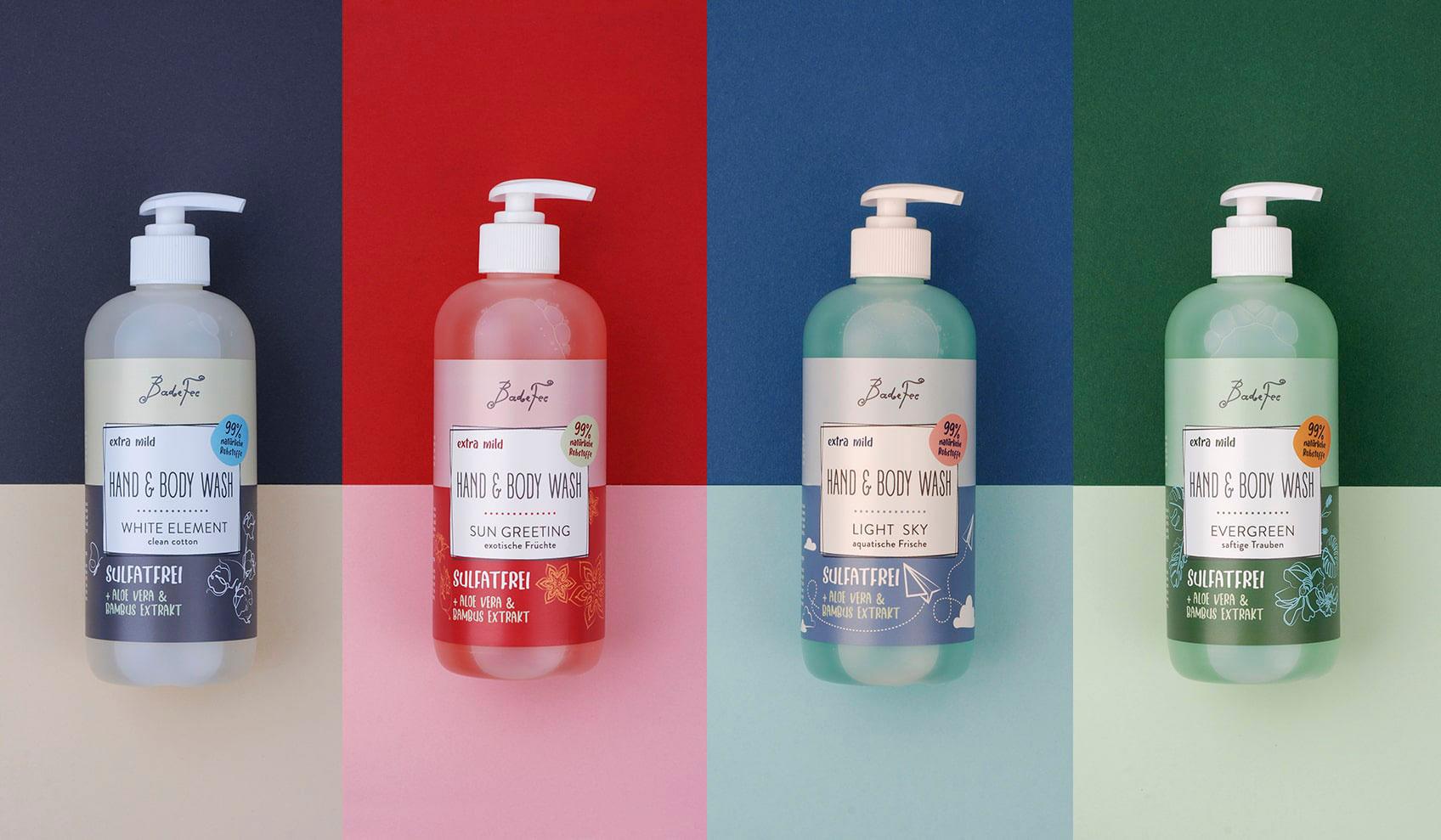 Produktbild BadeFee Hand&Body Wash White Element 4 von 4