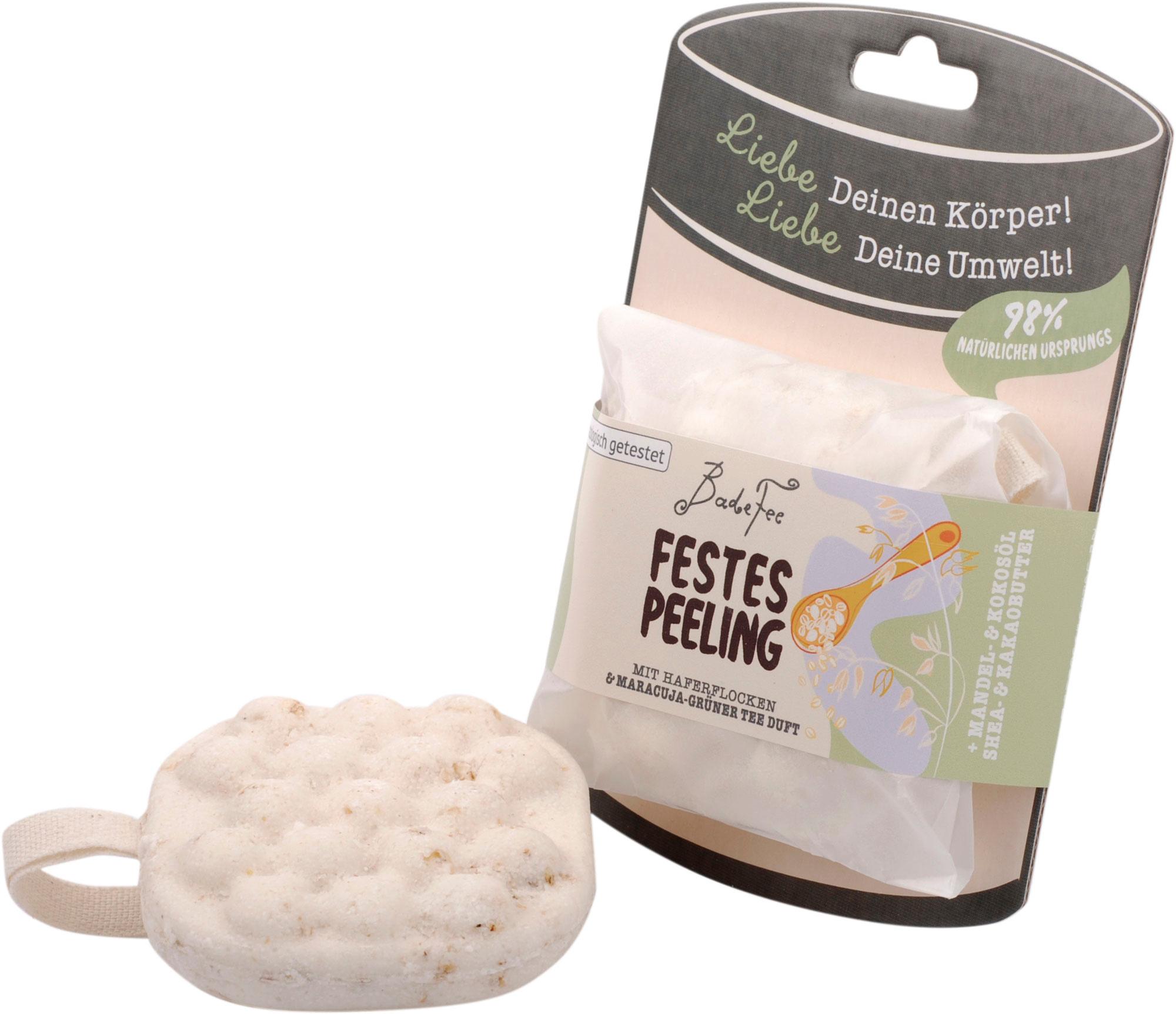 Badefee Festes Peeling Haferflocken&Maracuja-Grünertee