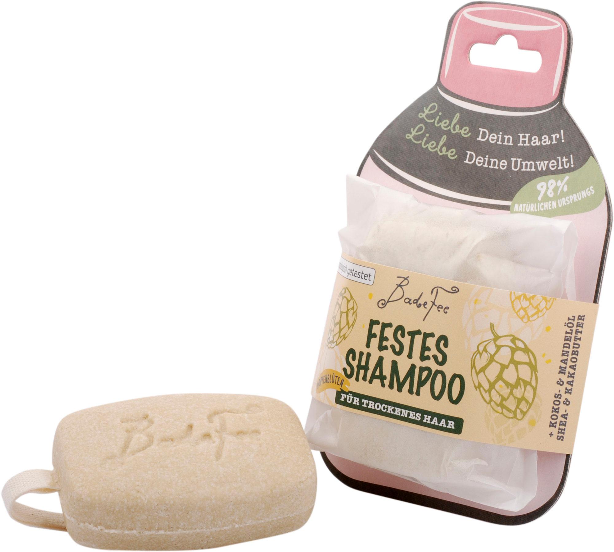 BadeFee Festes Shampoo Hopfenblüten