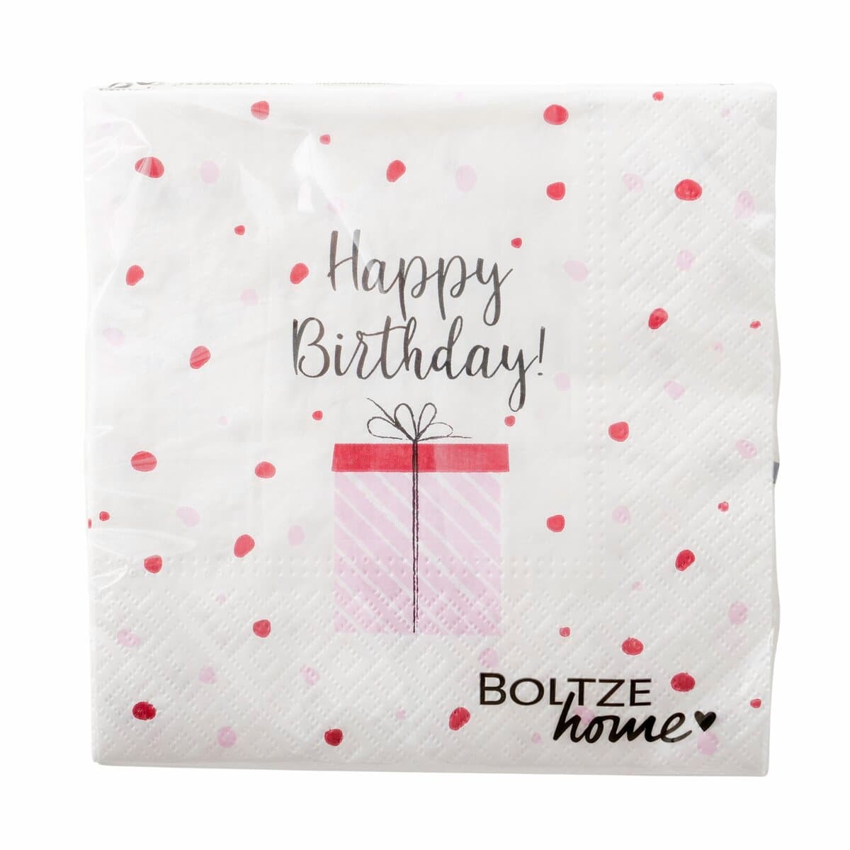 Boltze Servietten Happy Birthday 17x17cm