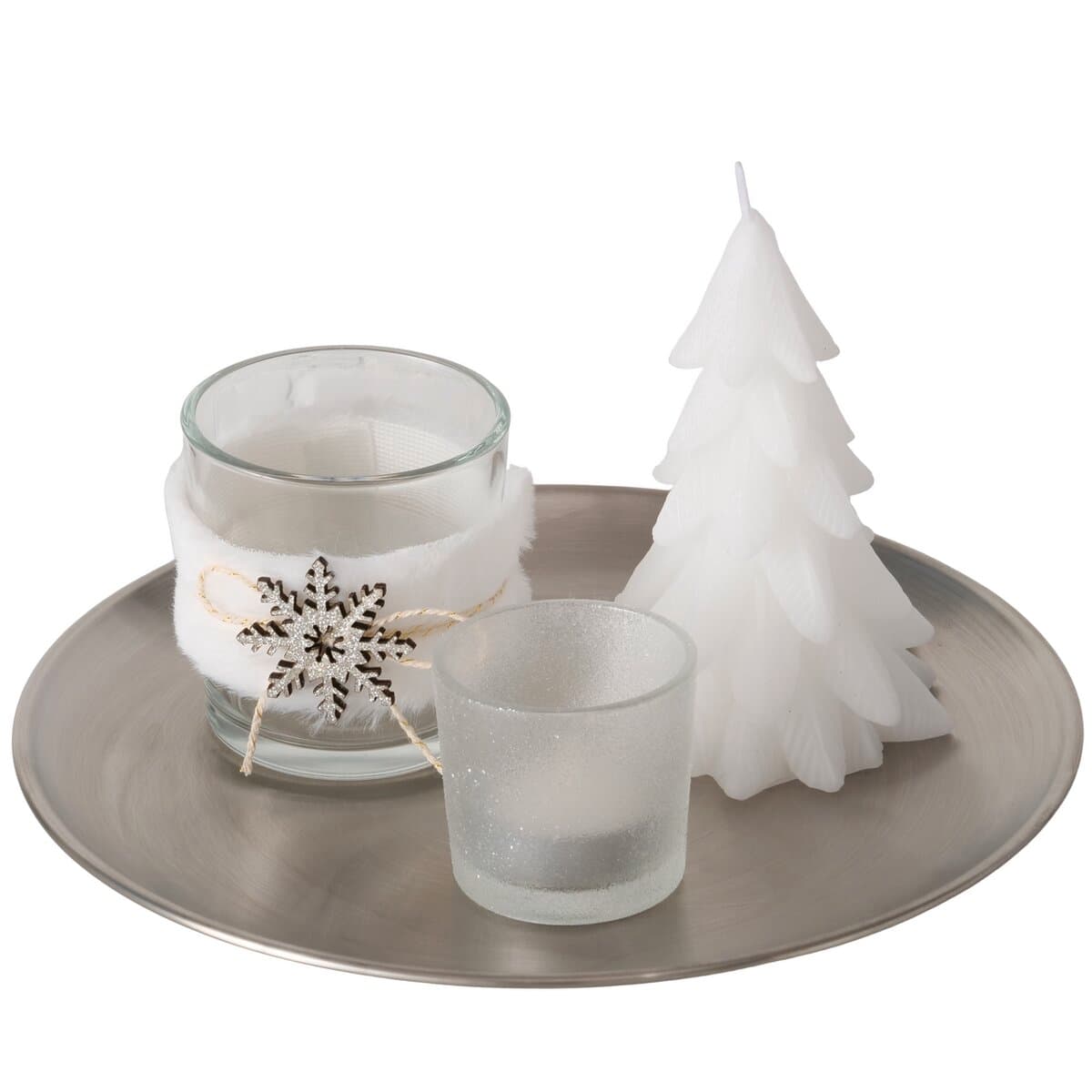 Boltze Kerze Wintercrest 4-tlg.