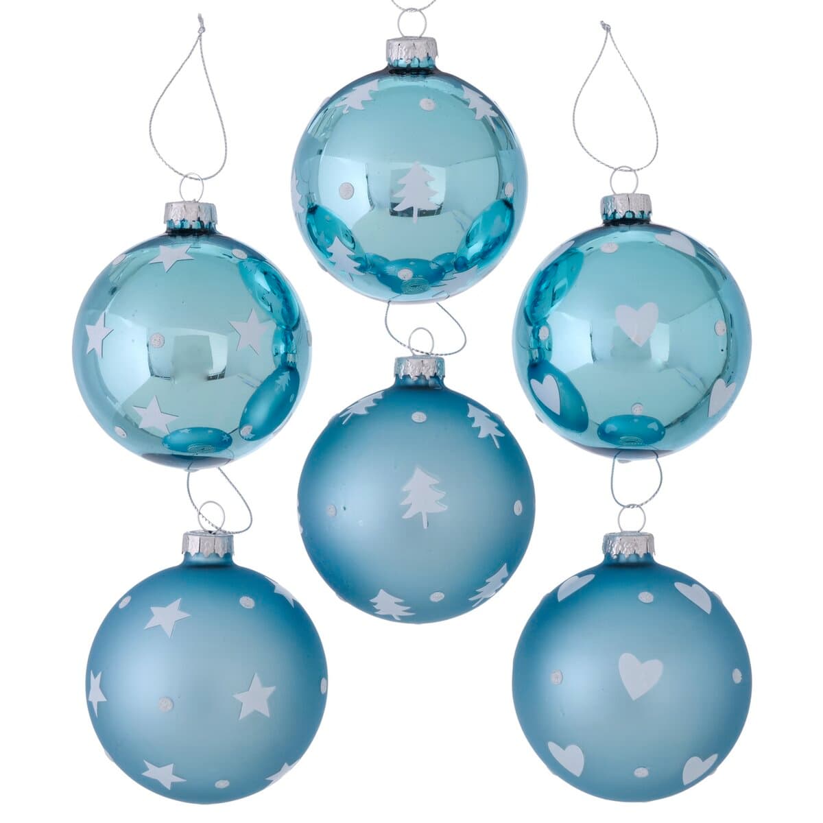 Boltze Weihnachtskugel Nollag ø8cm 6-tlg.