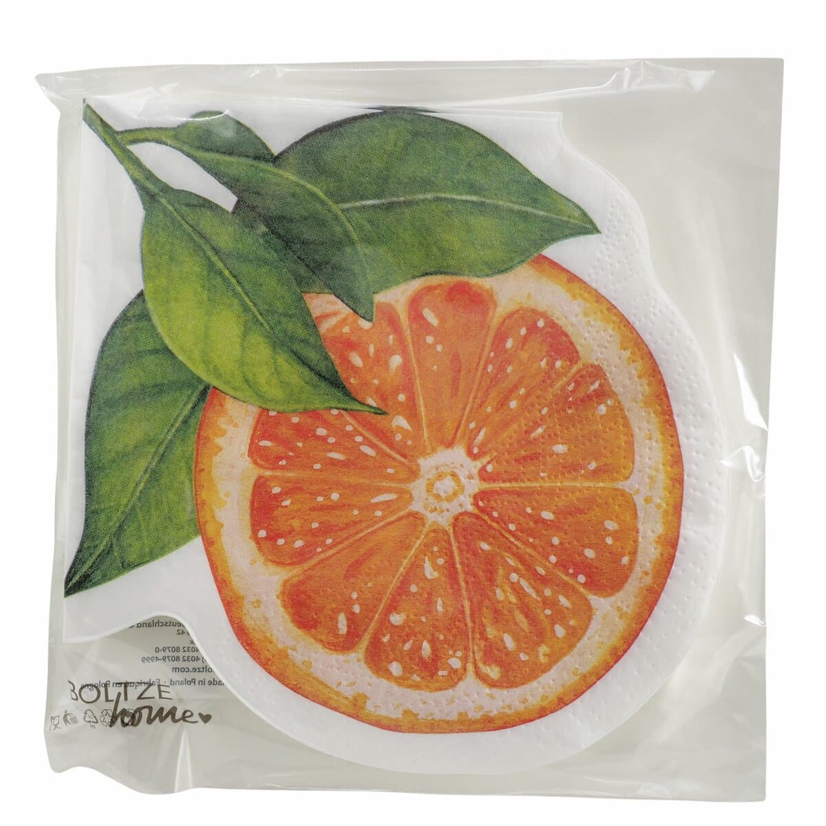 Boltze Servietten Orange 16x16cm