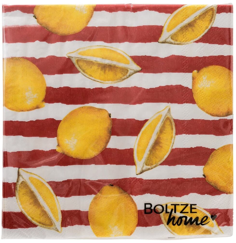 Boltze Servietten Limoncello 16,5x16,5cm