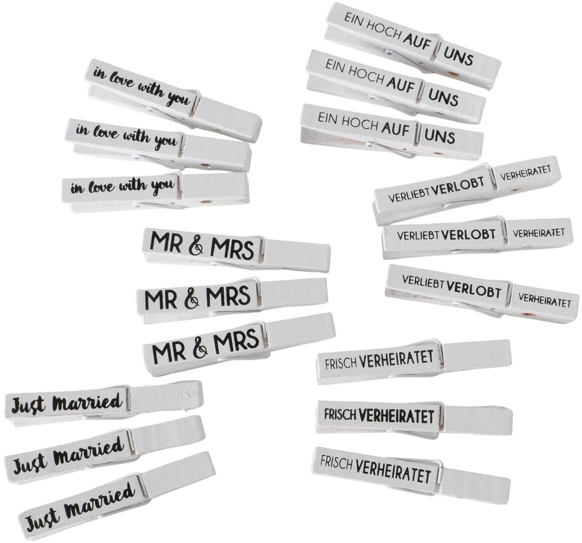 Boltze Dekoclip Wedding 18-tlg.