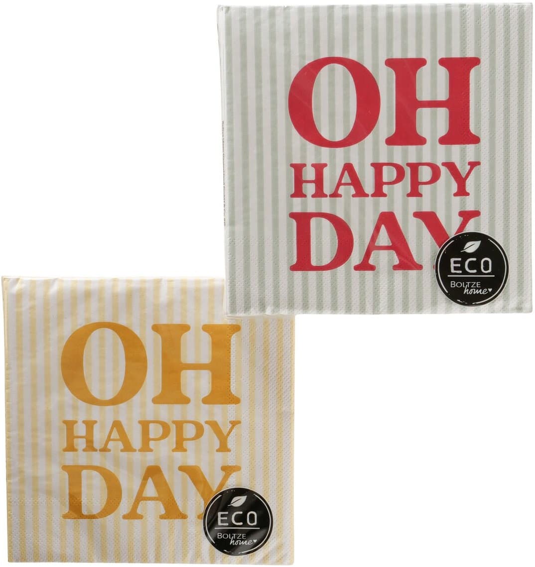 Boltze Servietten Happy Day 16,5x16,5cm
