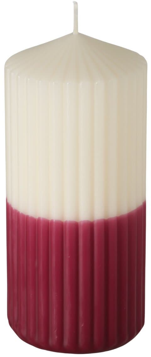 Boltze Stumpenkerze Rillea H=15cm