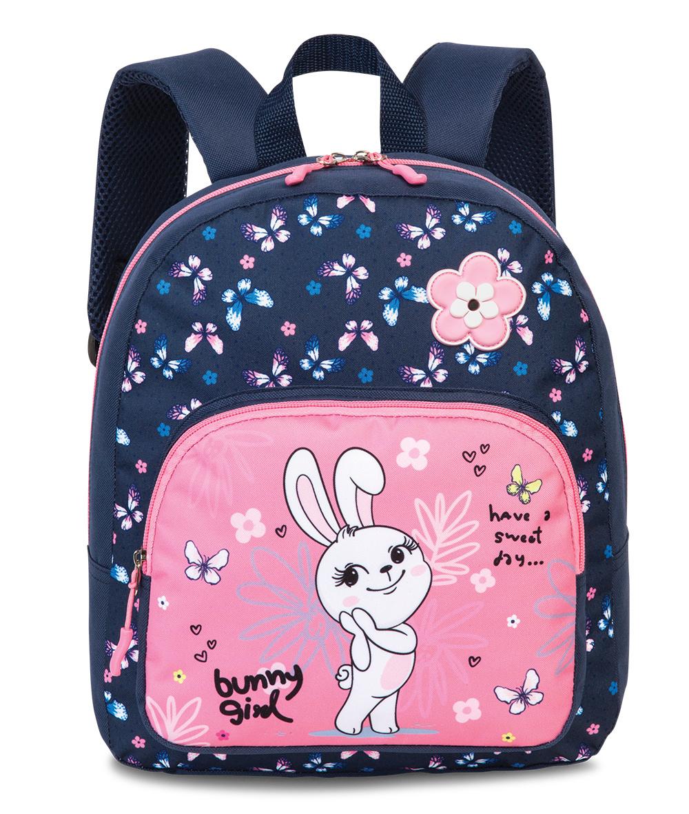 fabrizio Kinderrucksack dunkelblau/rosa