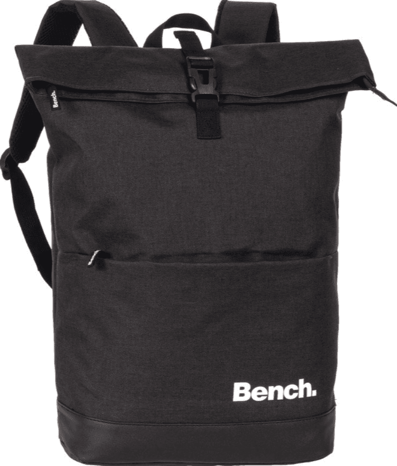 Bench Rucksack Roll-Top schwarz