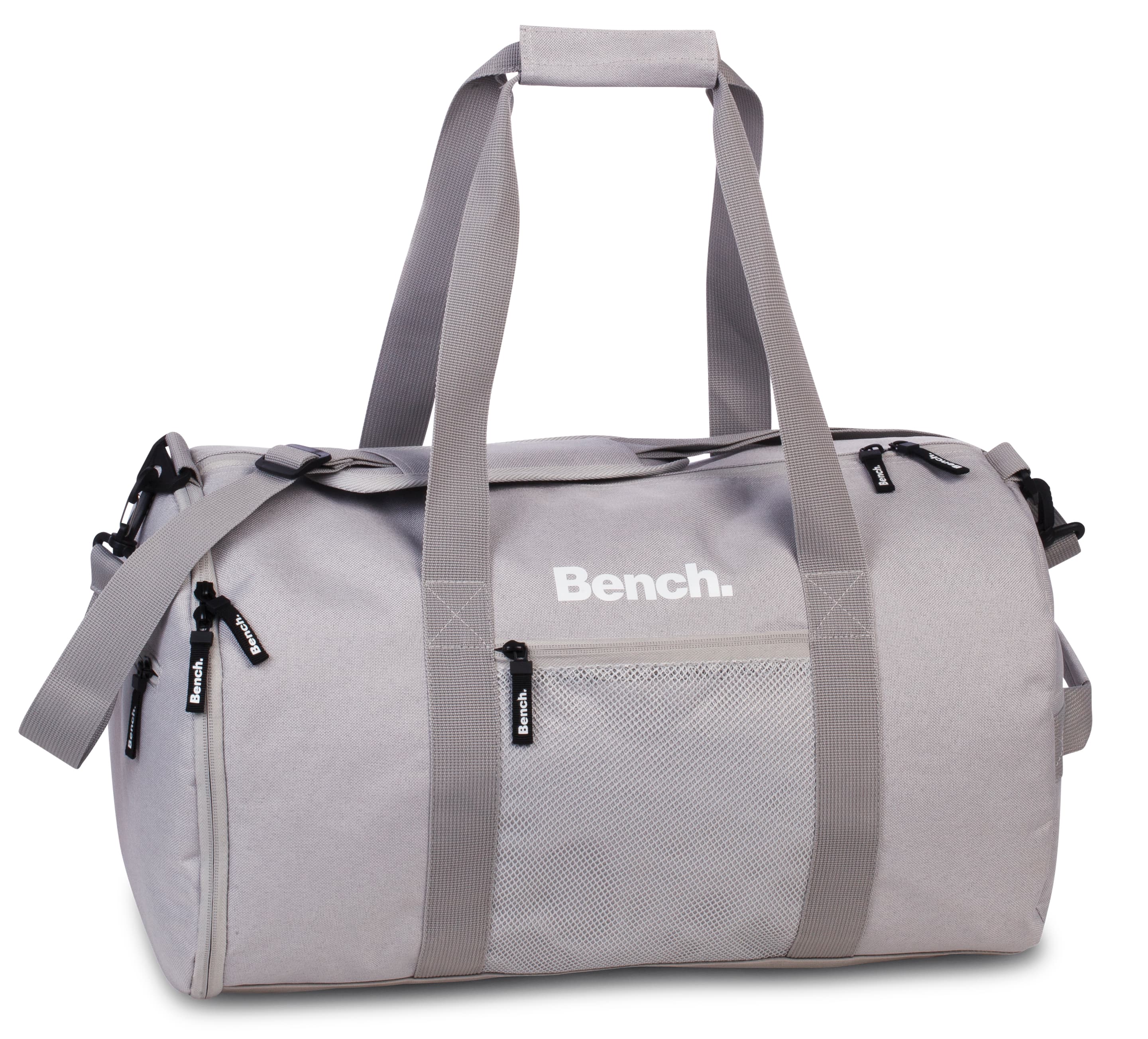 Bench. Sporttasche 600D Two-Tone Hellgrau