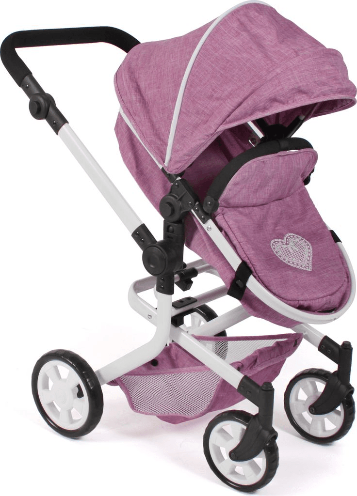 Produktbild Bayer CHIC 2000 - Kombi-Puppenwagen MIKA – Jeans Pink 2 von 3
