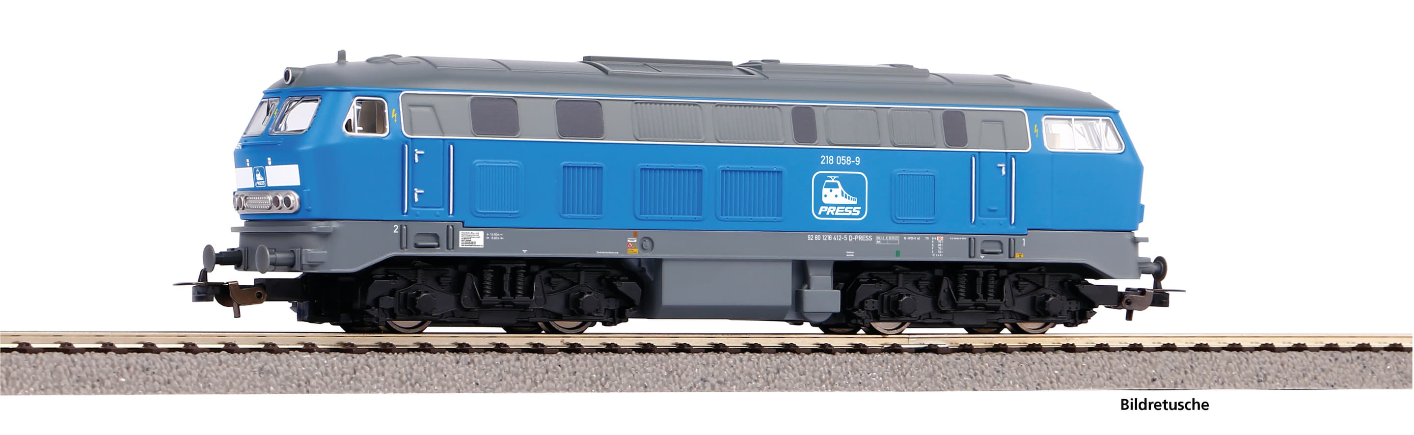 PIKO 98551B H0 Diesellok BR 218 Press VI + DSS PluX22