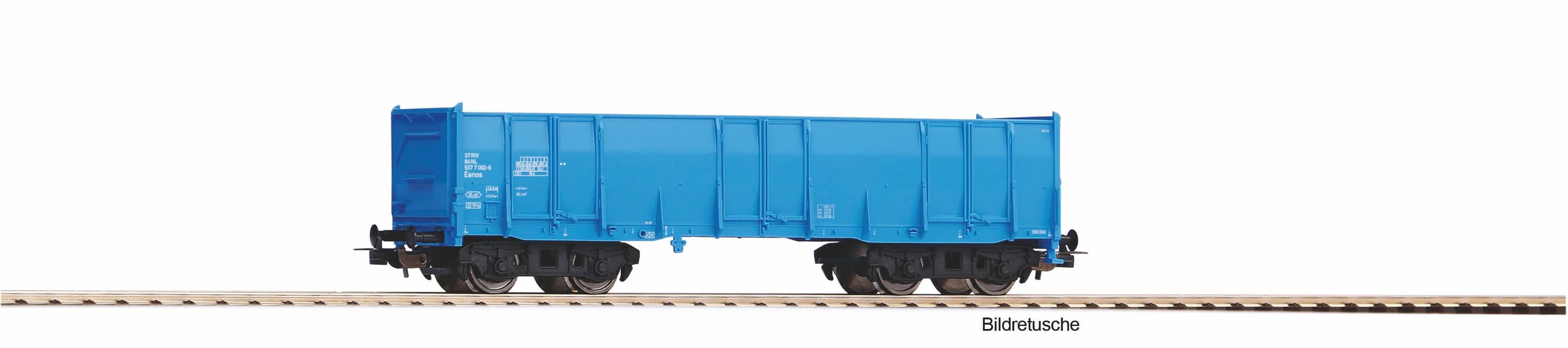 PIKO 98559E1 H0 Hochbordwagen Eanos NS VI, blau, #1