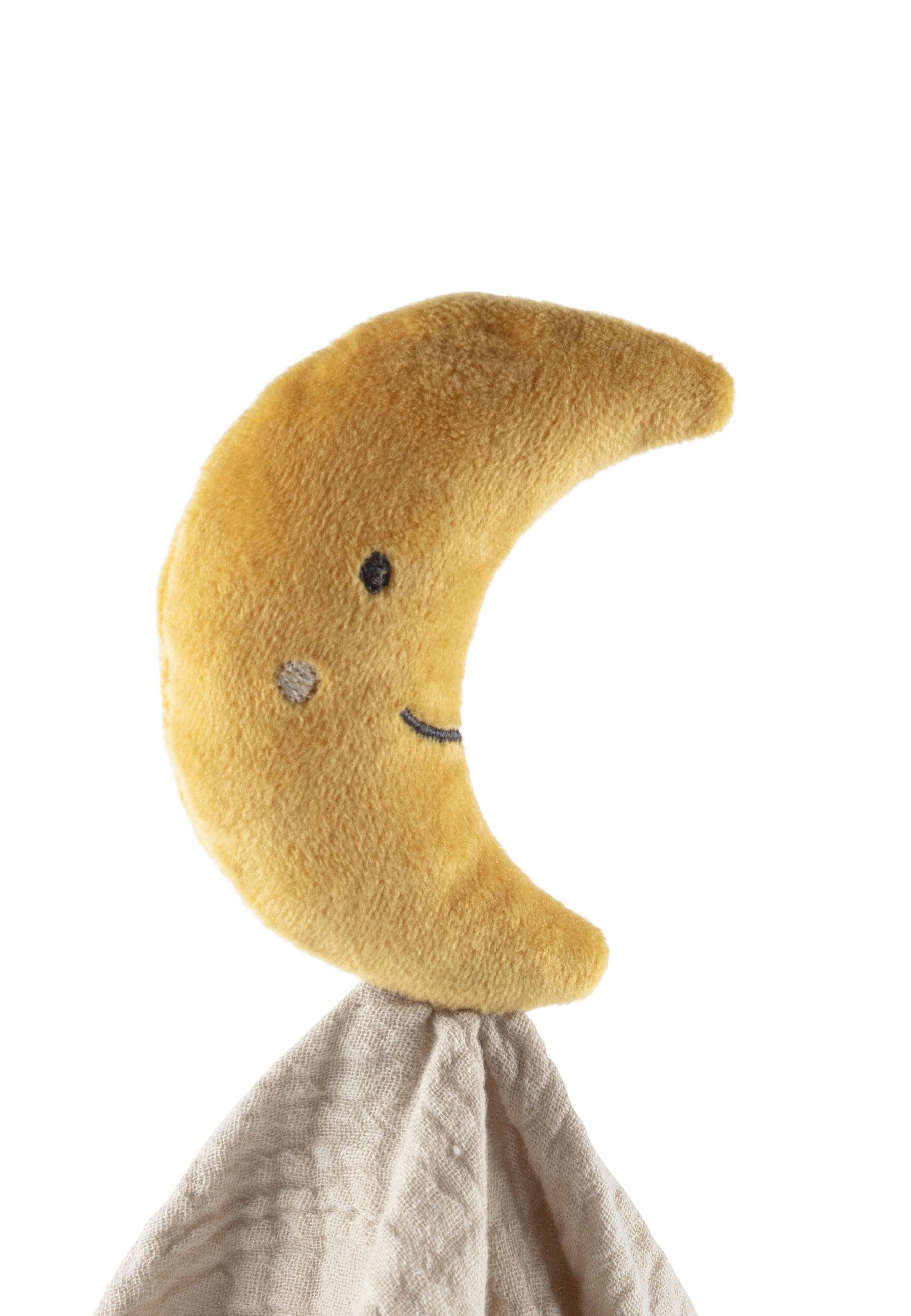 Produktbild Sterntaler - Schmusetuch Himmelskörper Mond in beige 2 von 2