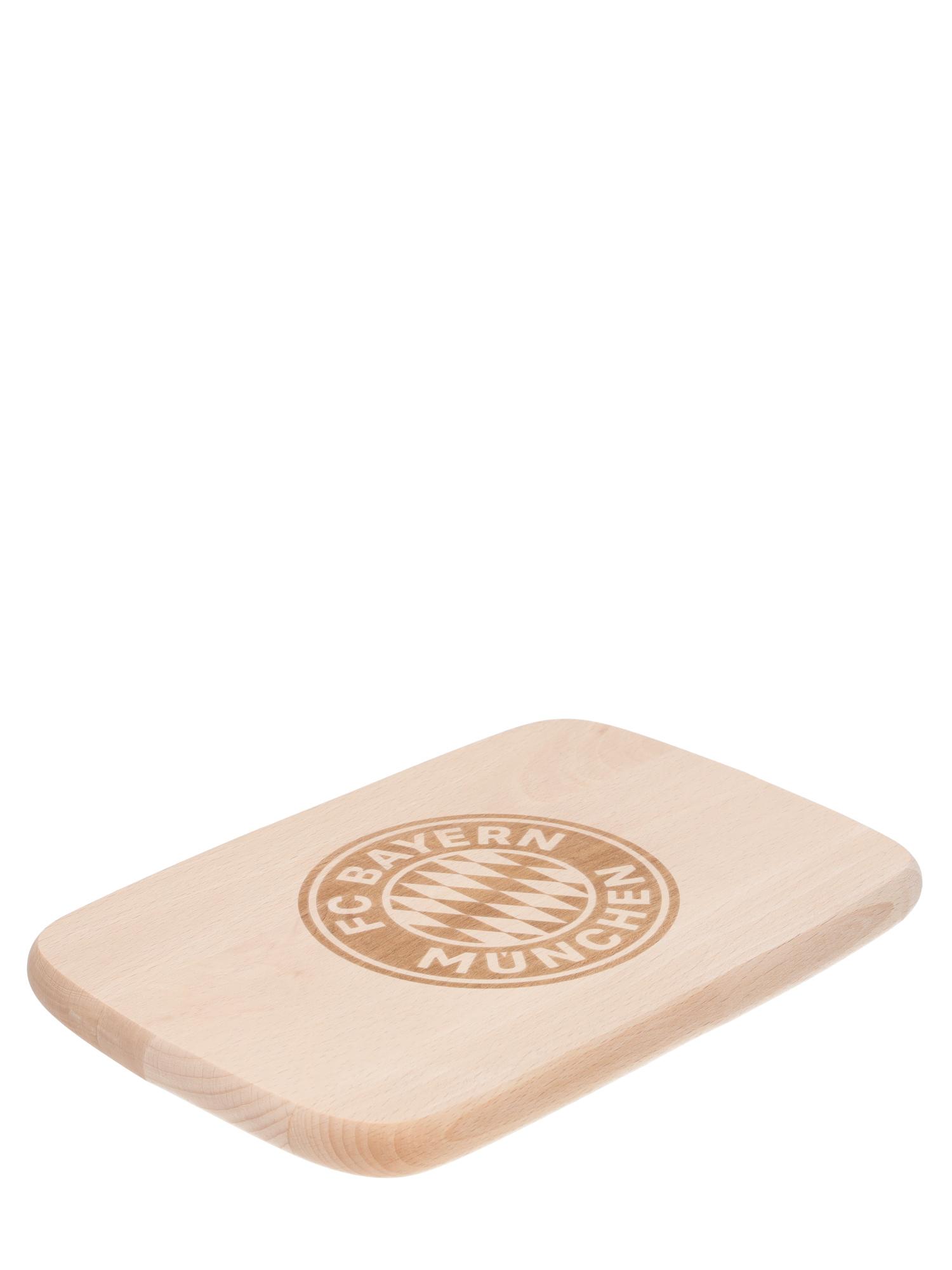 Produktbild FC BAYERN MÜNCHEN Brotzeitbrett Logo 3 von 3
