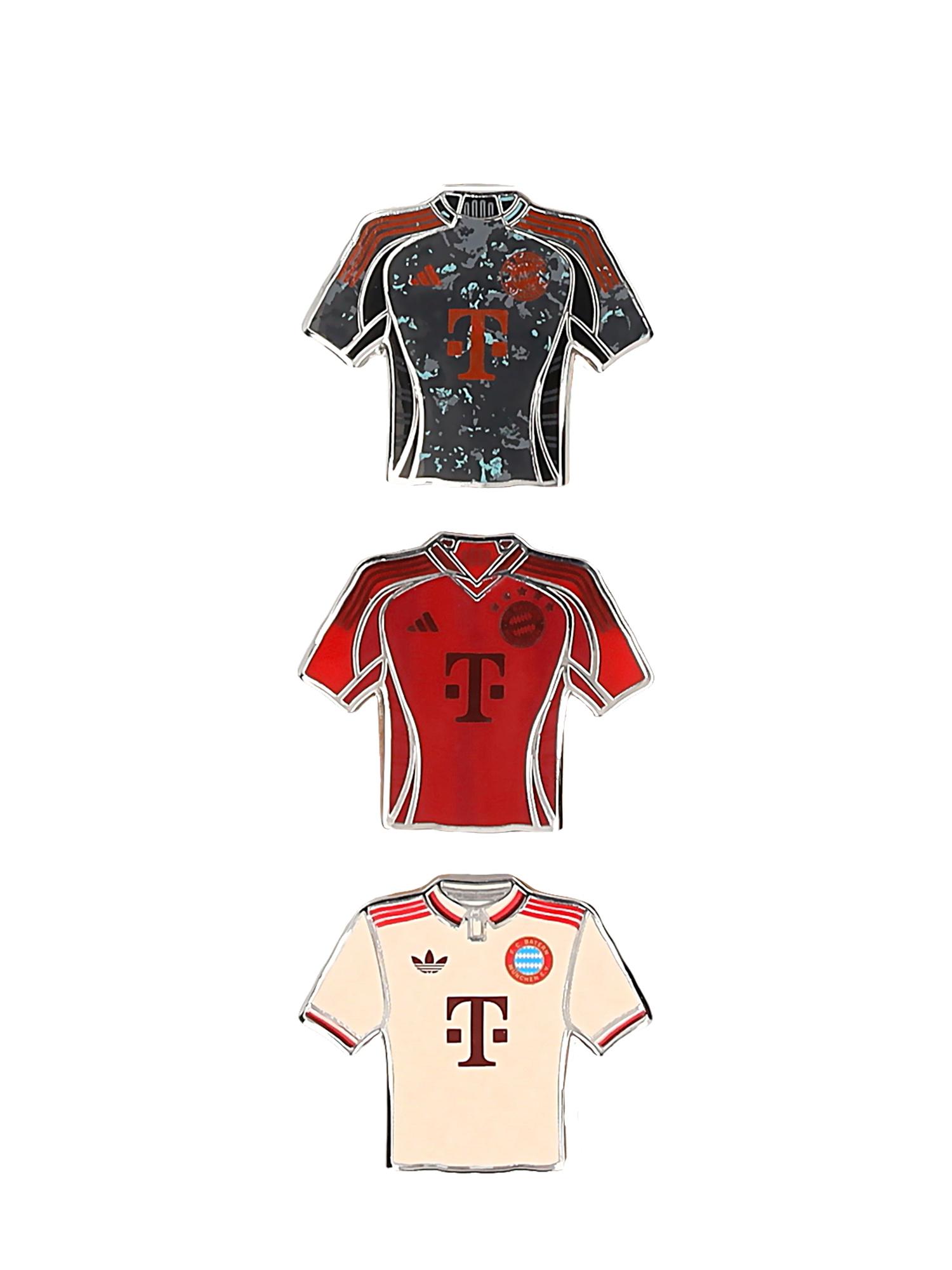 Produktbild FC BAYERN MÜNCHEN Pin Trikots 3er-Set 2 von 3
