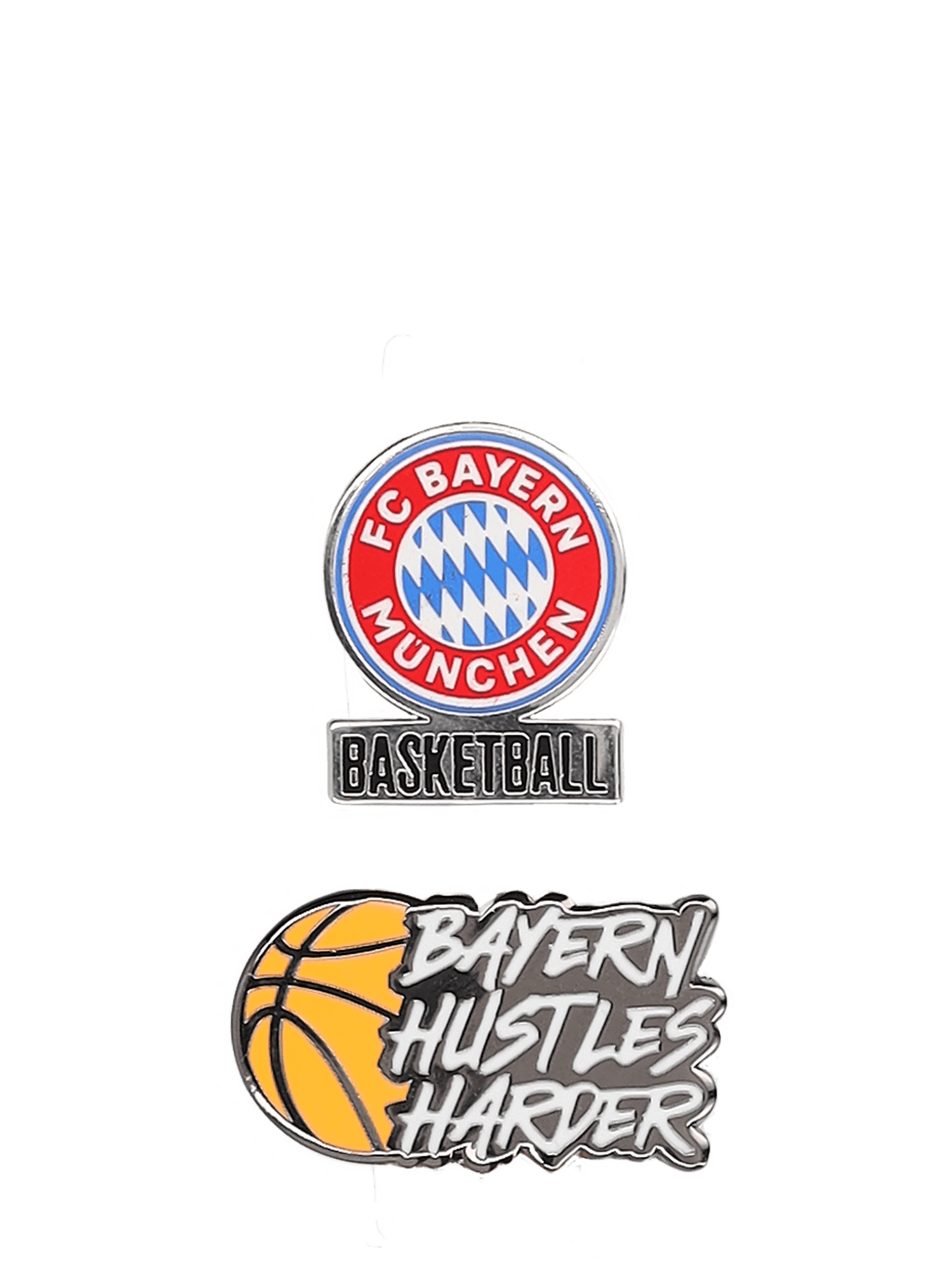 FC BAYERN MÜNCHEN Basketball Pin 2er Pack