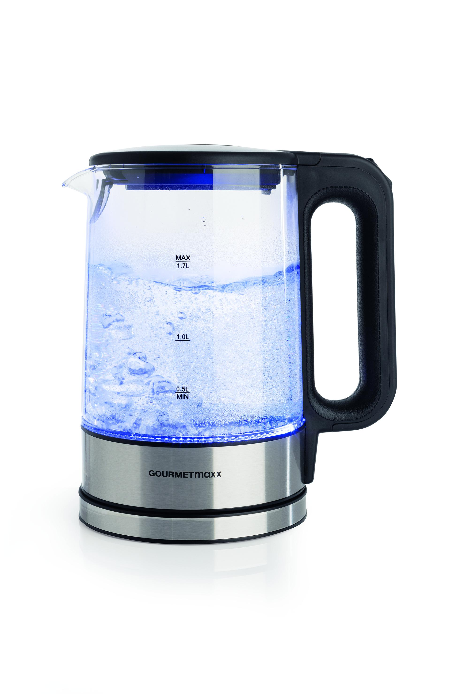 Produktbild GOURMETMAXX Glas-Wasserkocher LED 1,7l 2 von 3