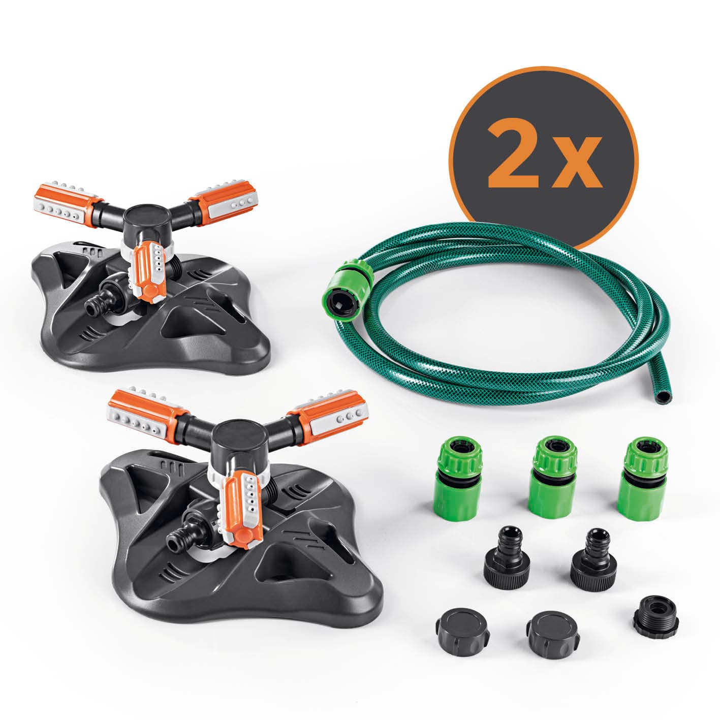 EASYMAXX 360° Gartensprinkler 2er Pack