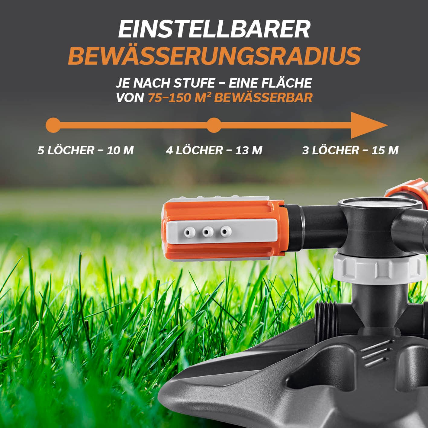 Produktbild EASYMAXX 360° Gartensprinkler 2er Pack 13 von 16