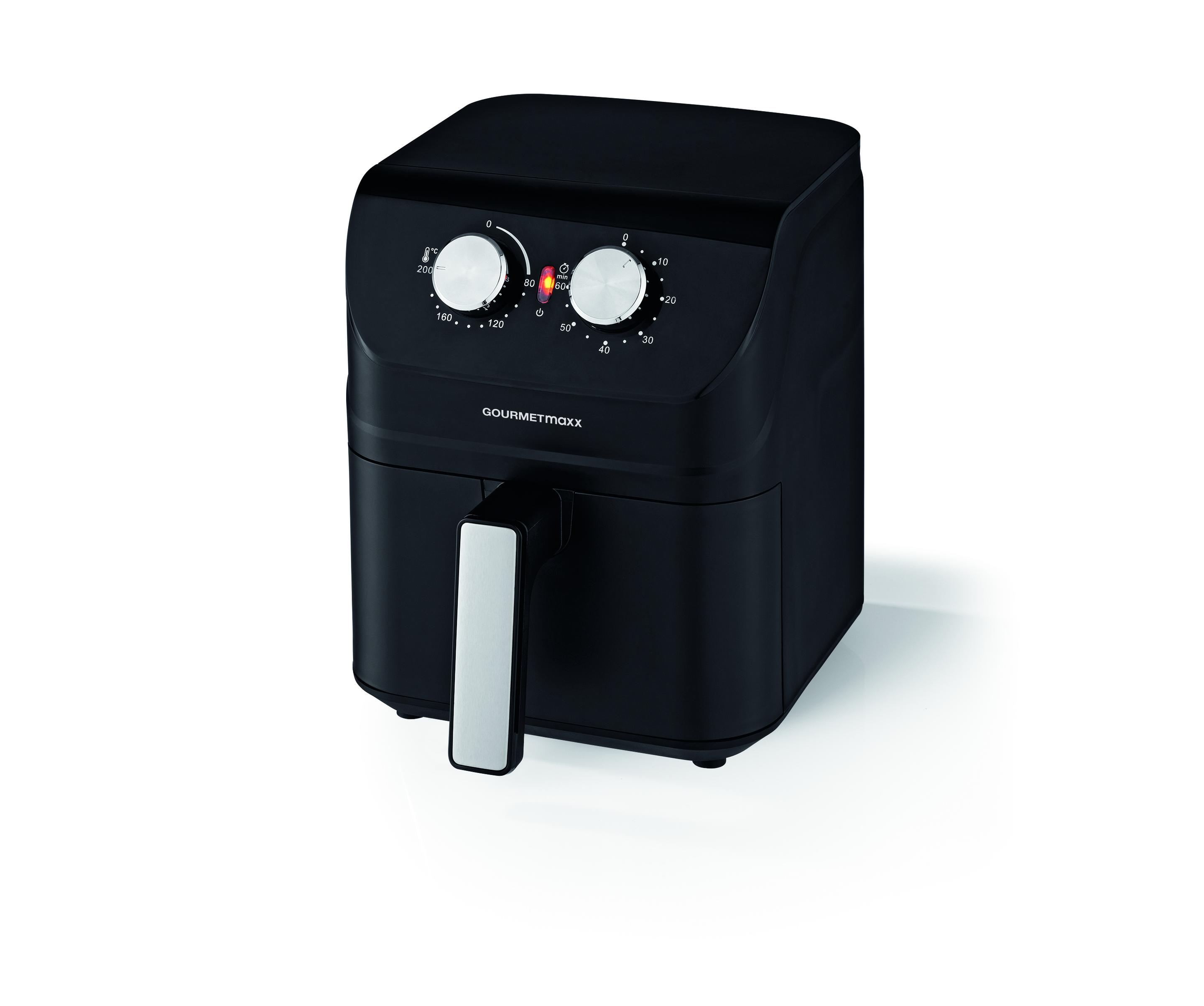 Produktbild GOURMETmaxx Heißluftfritteuse 4l  - 3 in 1: Heißluftofen, Grill & Fritteuse 2 von 5