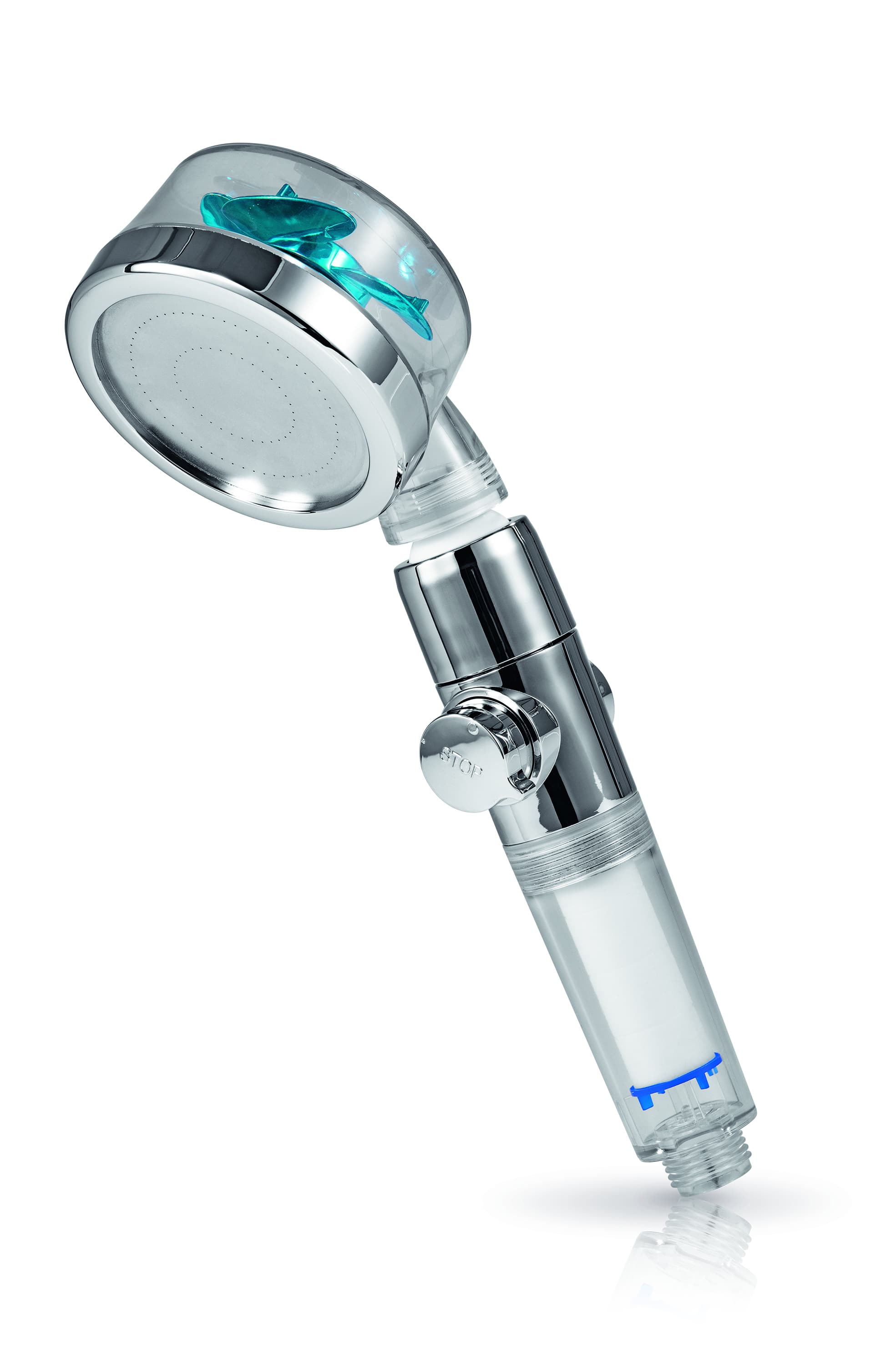 EASYMAXX Duschkopf mit Stopp- & Druckregler