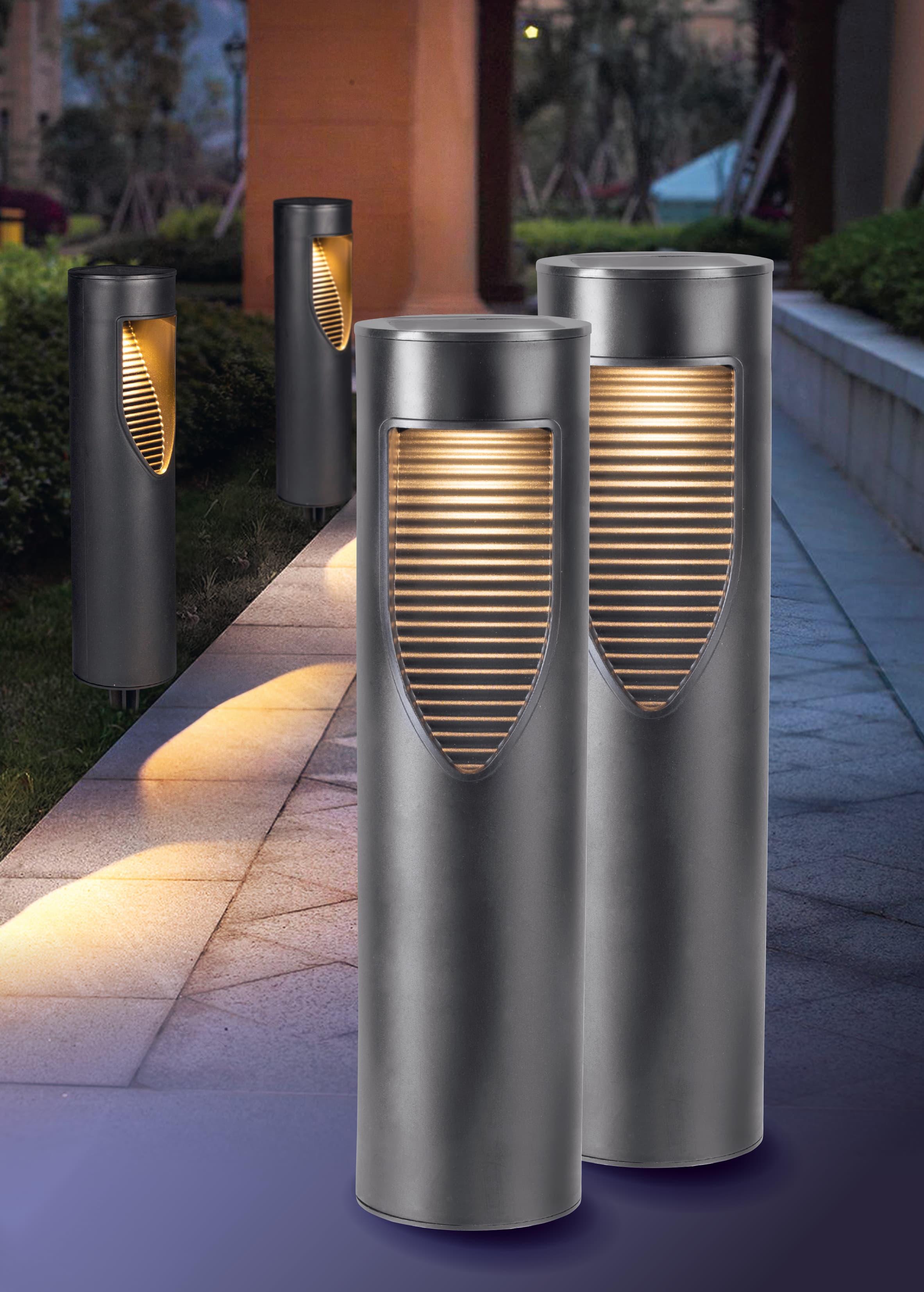 Produktbild EASYMAXX Solar Bodenleuchte 2er Pack 2 von 9